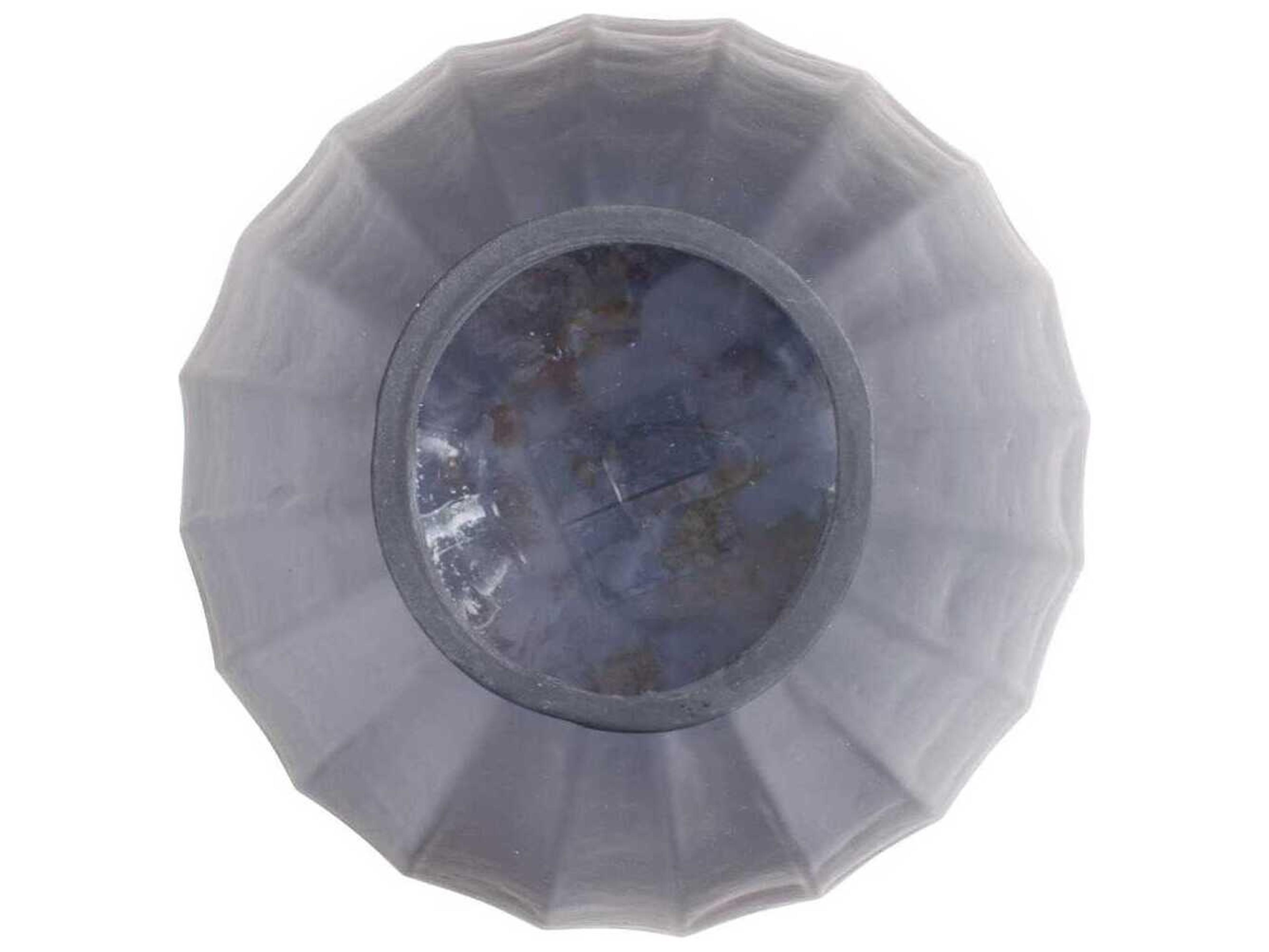 Howard Elliott Cool Ice Blue Ribbed Vessel