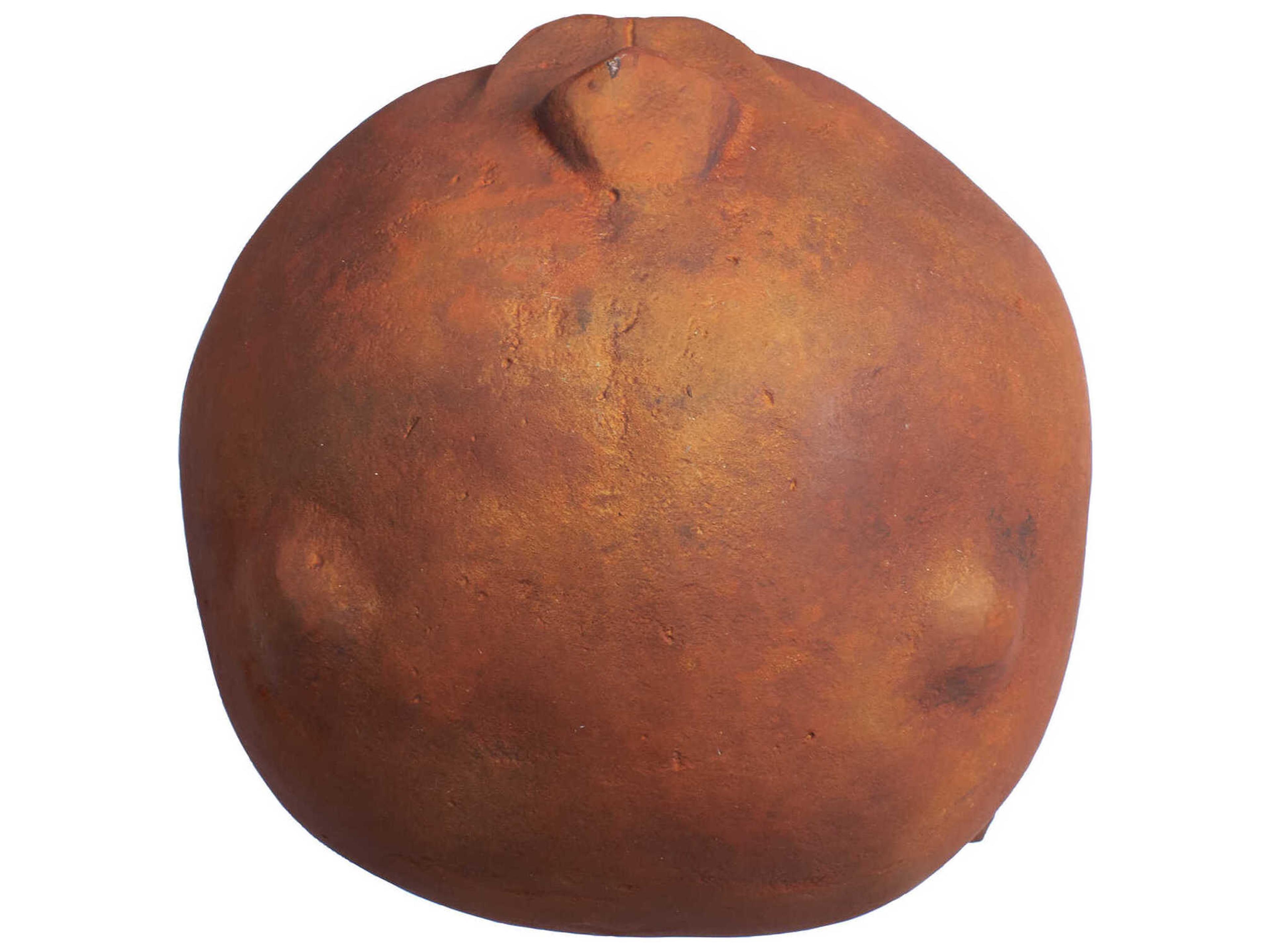 Howard Elliott Textured Matte Orange Mr. Wilfred Terra Cotta Sculpture