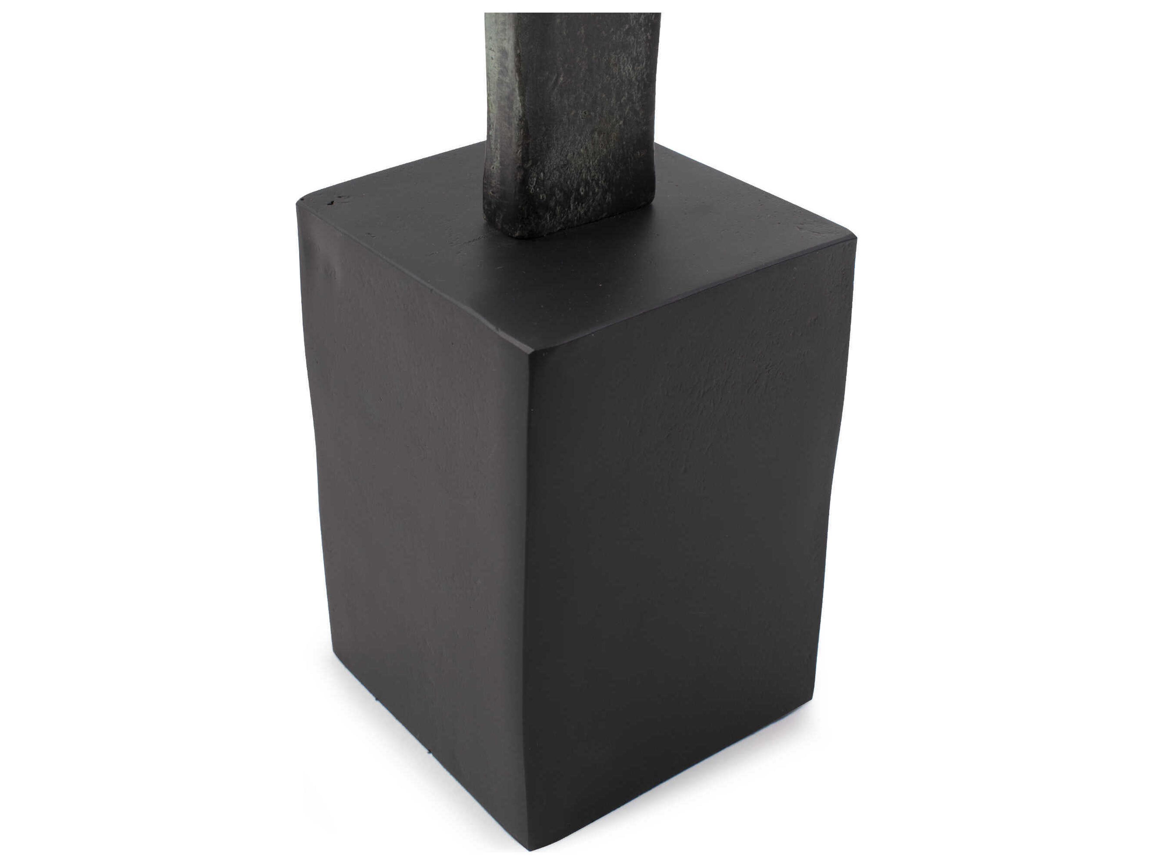 Howard Elliott Textured Aged Black Male Fortitude Sculpture