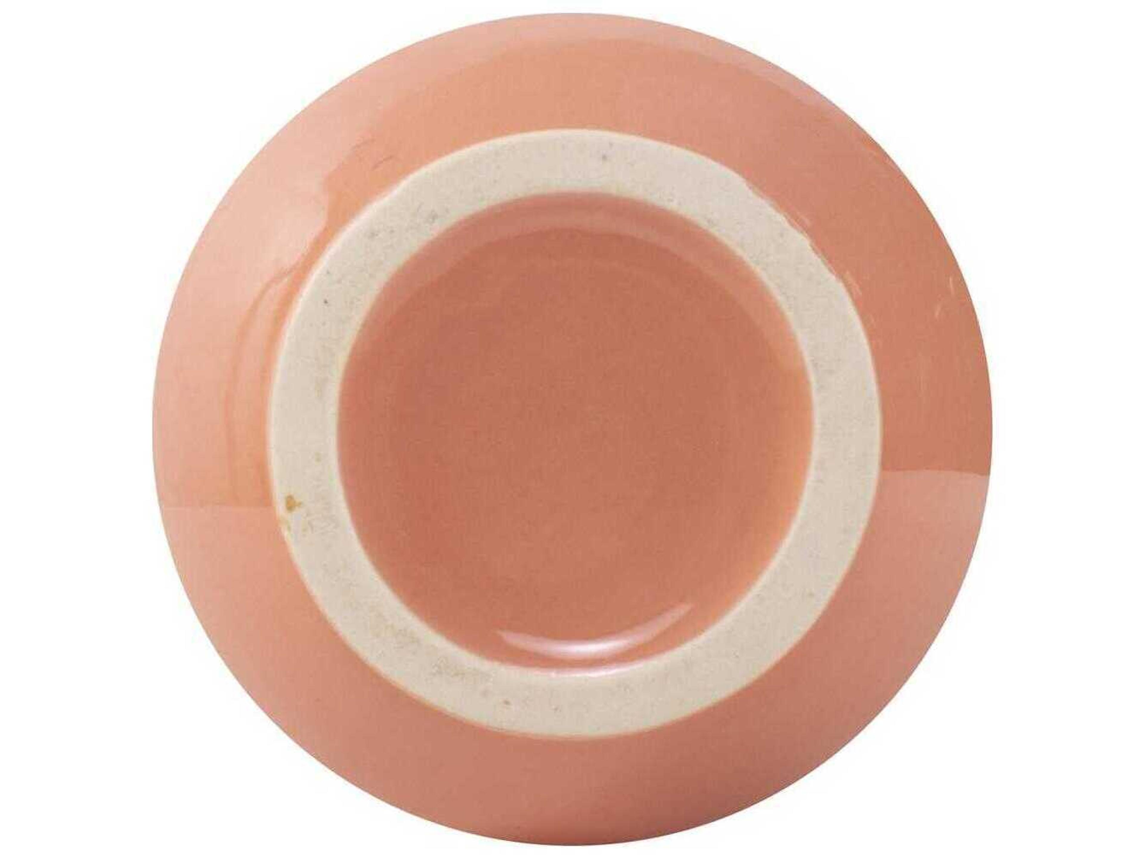 Howard Elliott Richland Embossed Peach Vase