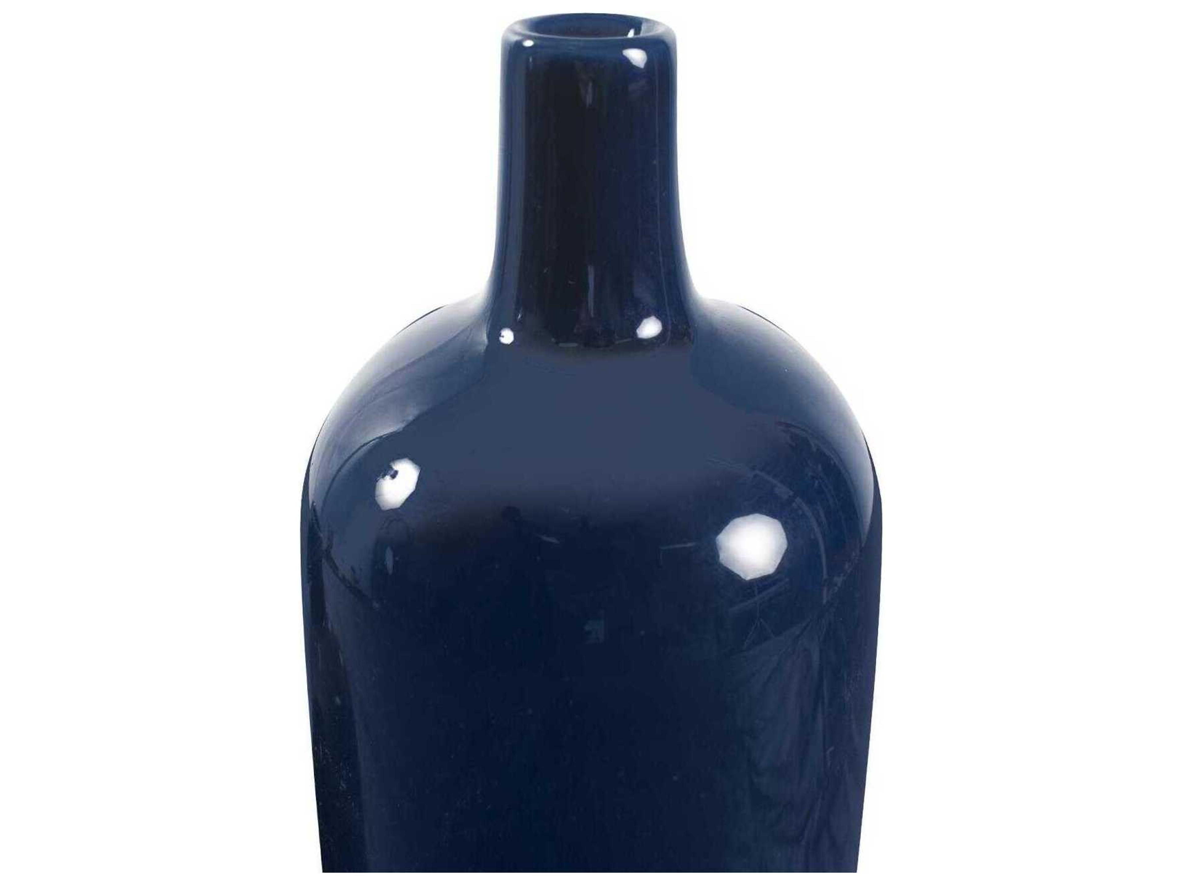 Howard Elliott Delft Navy Vase Set of 2