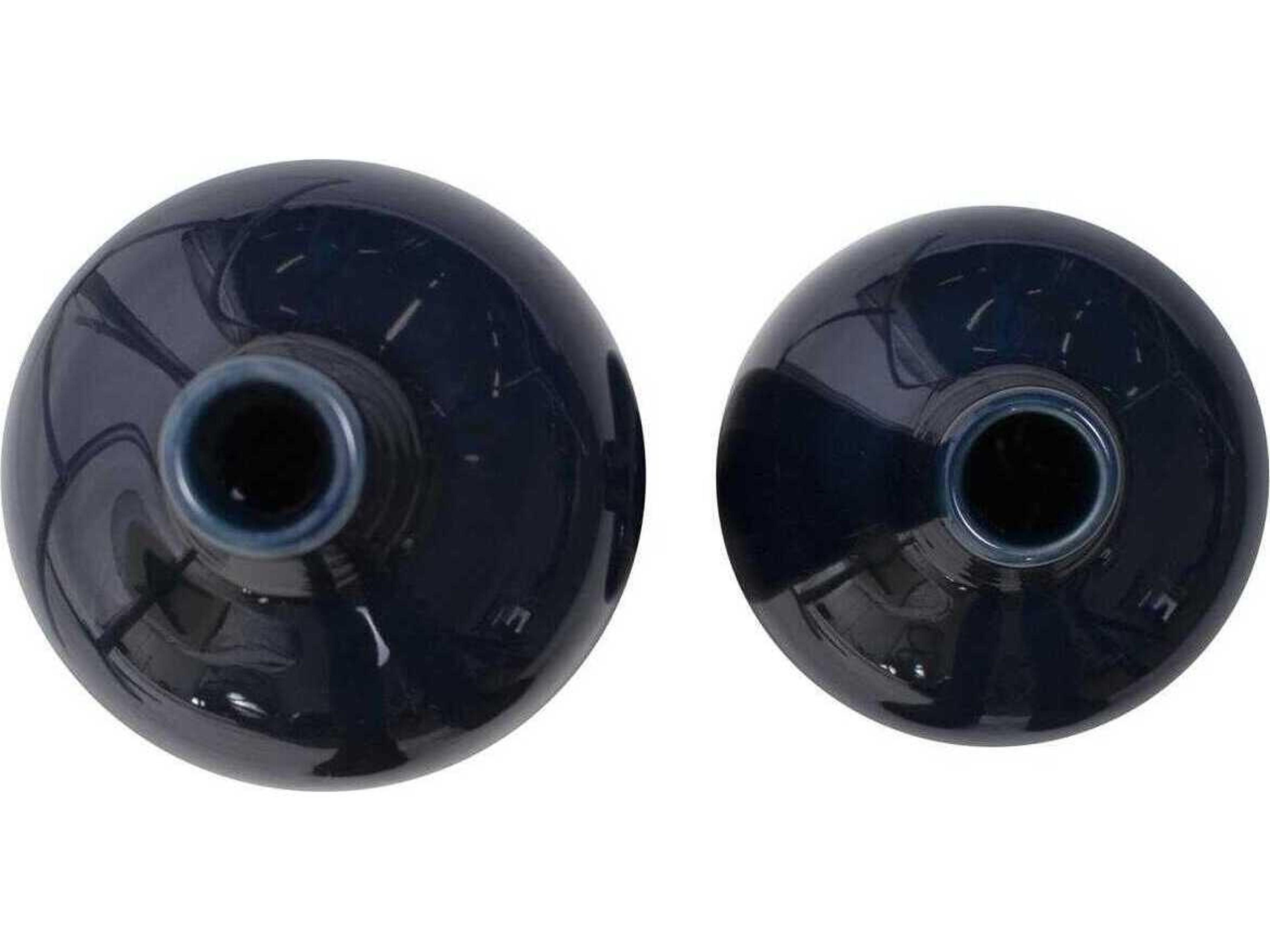 Howard Elliott Delft Navy Vase Set of 2