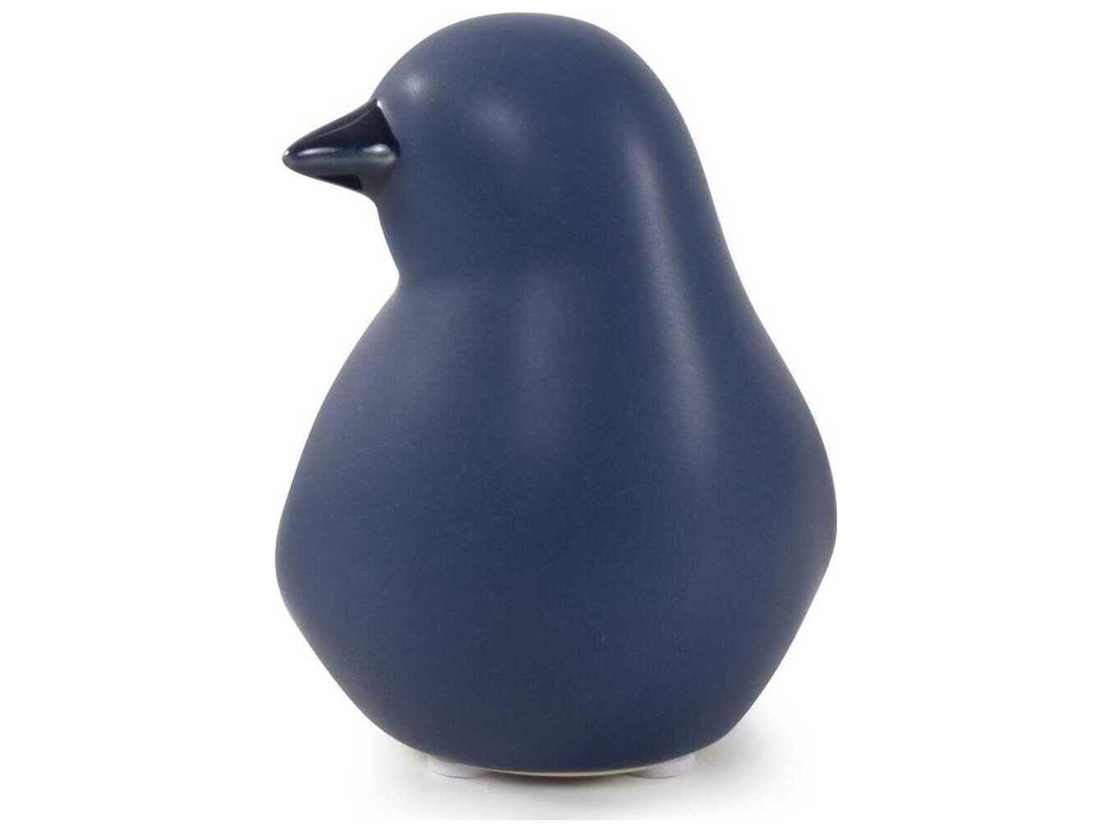 Howard Elliott Navy Delft Blue Bird Sculpture