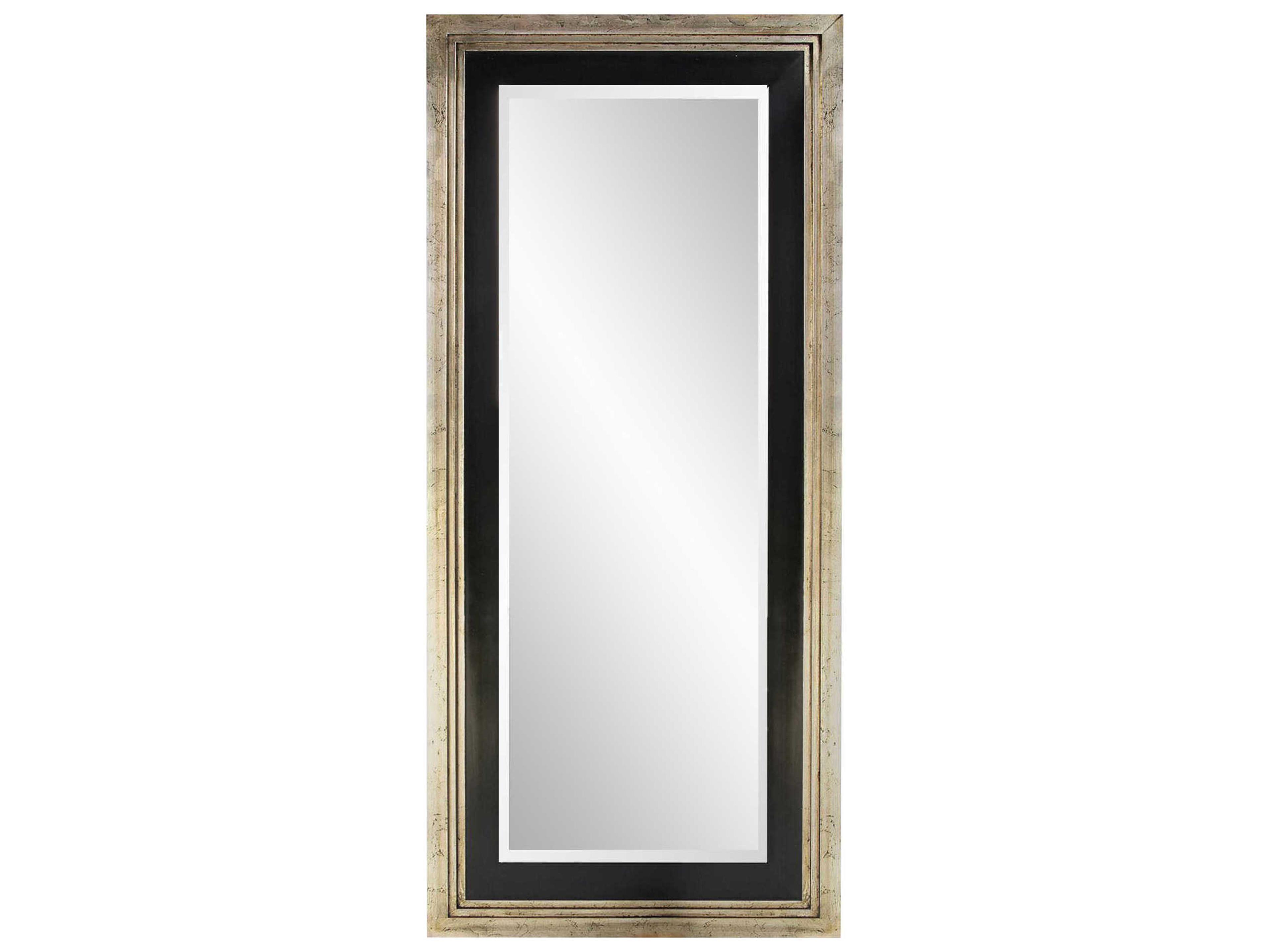 Howard Elliott Dawson Antique Silver Rectangular Wall Mirror