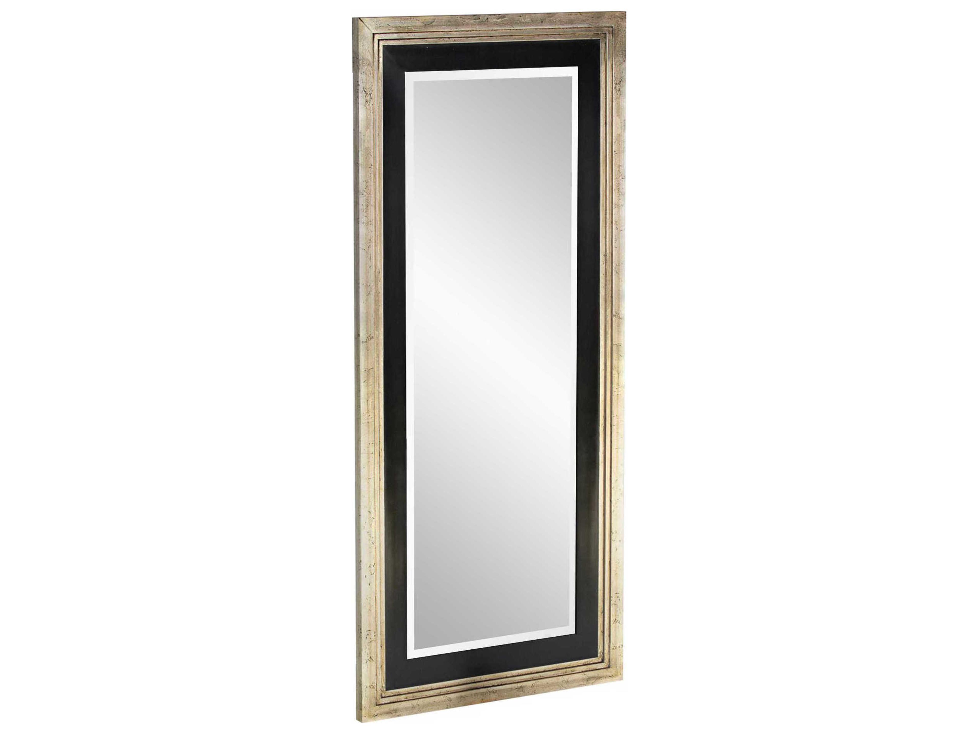 Howard Elliott Dawson Antique Silver Rectangular Wall Mirror