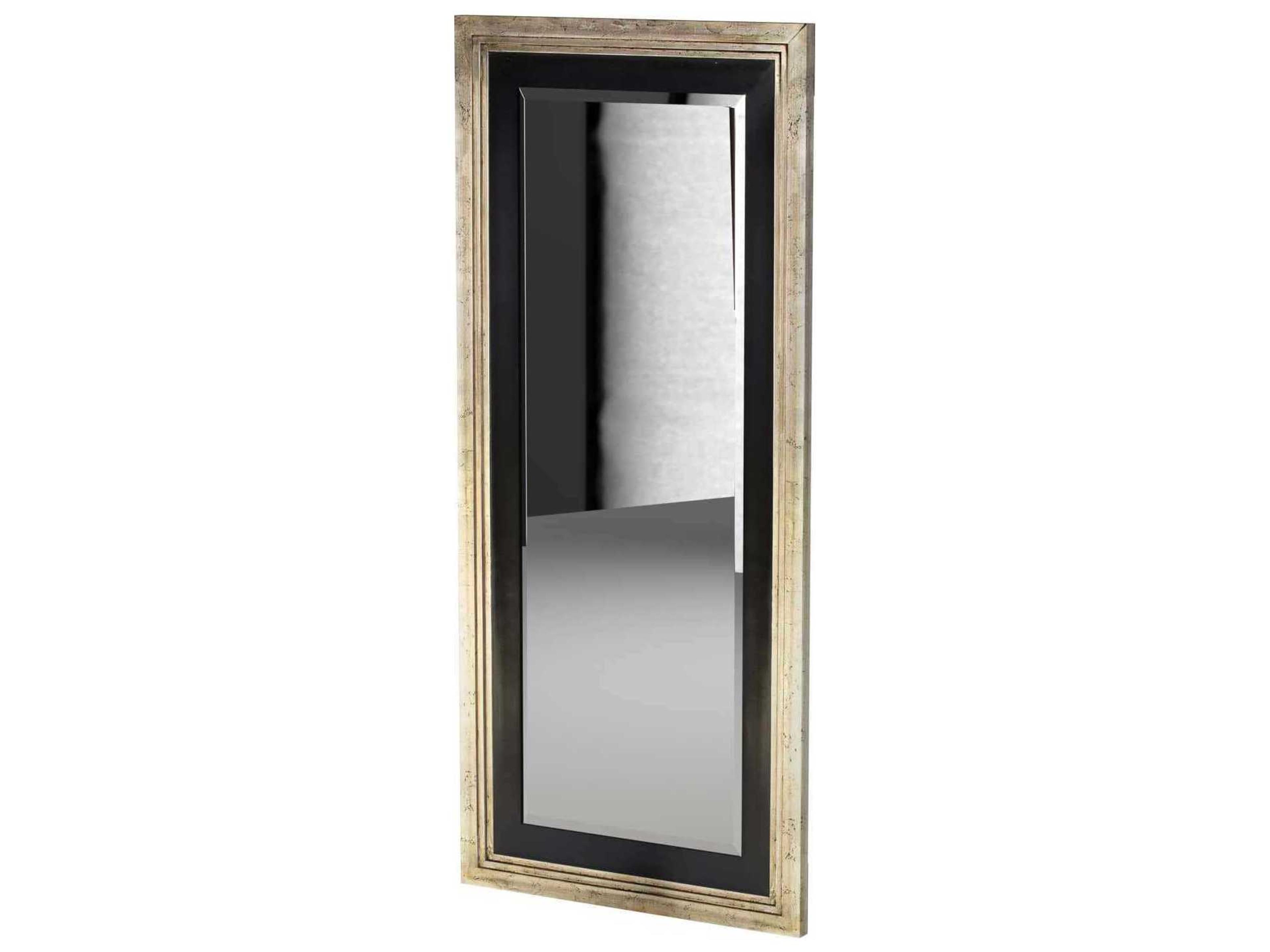 Howard Elliott Dawson Antique Silver Rectangular Wall Mirror