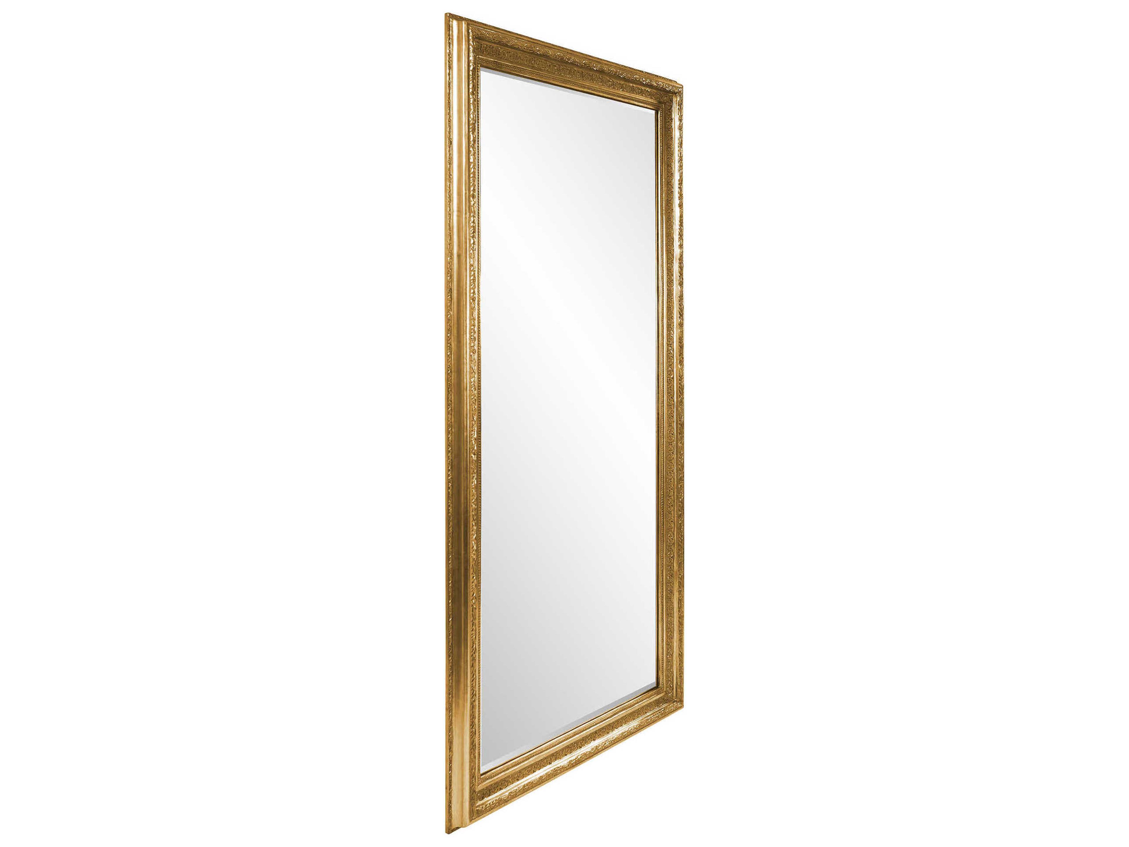 Howard Elliott Nancy Gold Rectangular Wall Mirror