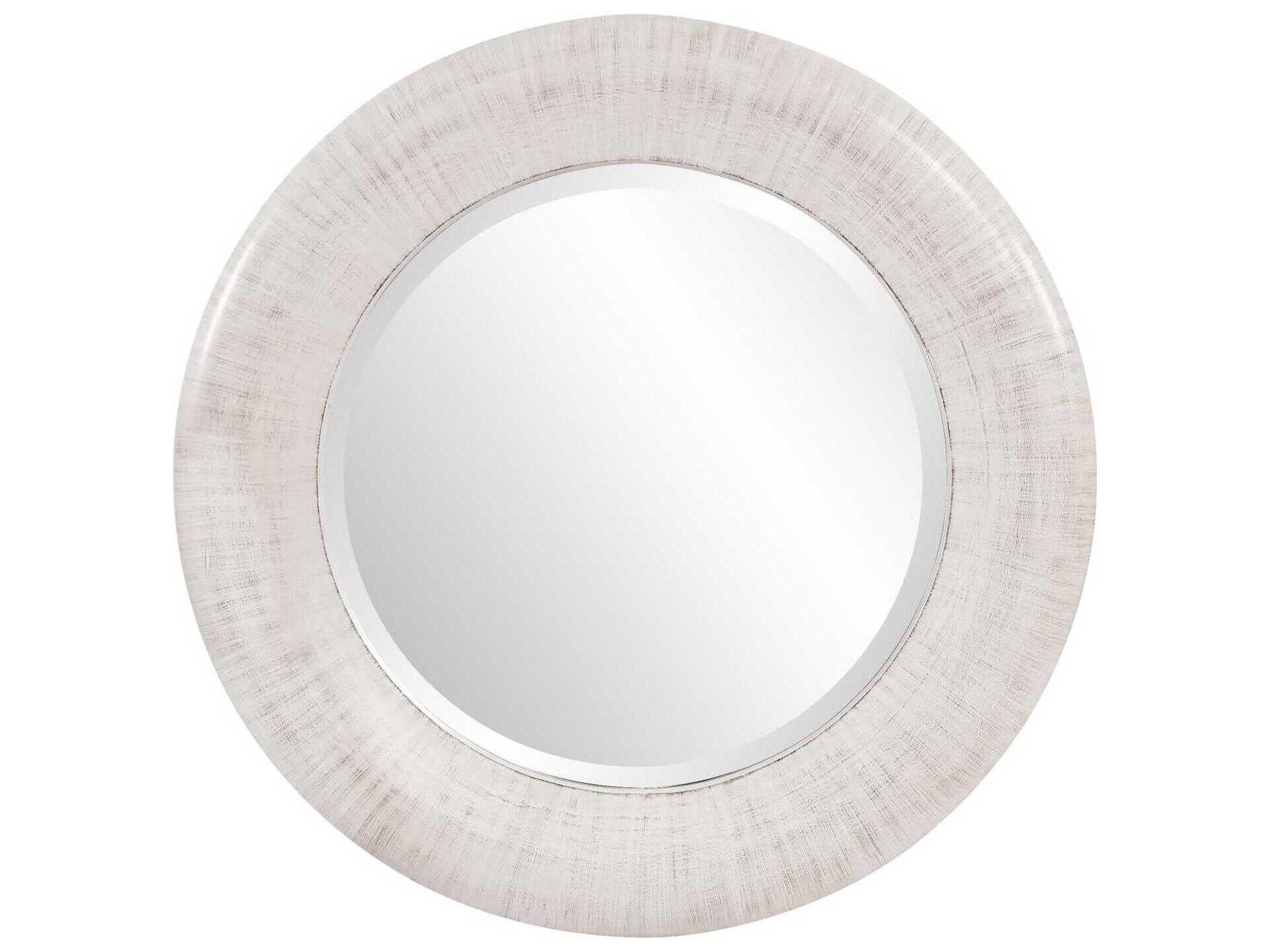 Howard Elliott Jareth Ivory Round Wall Mirror