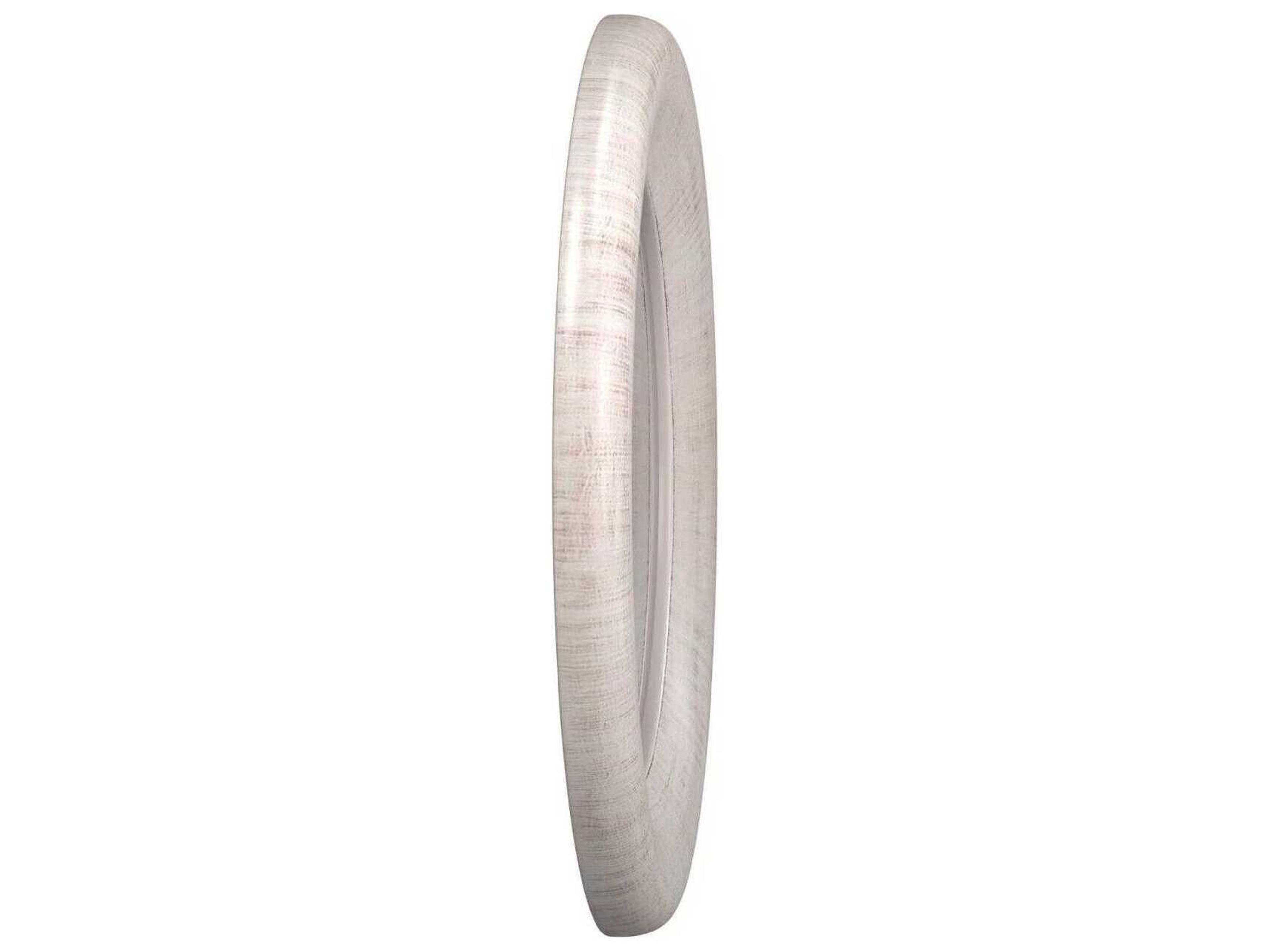 Howard Elliott Jareth Ivory Round Wall Mirror