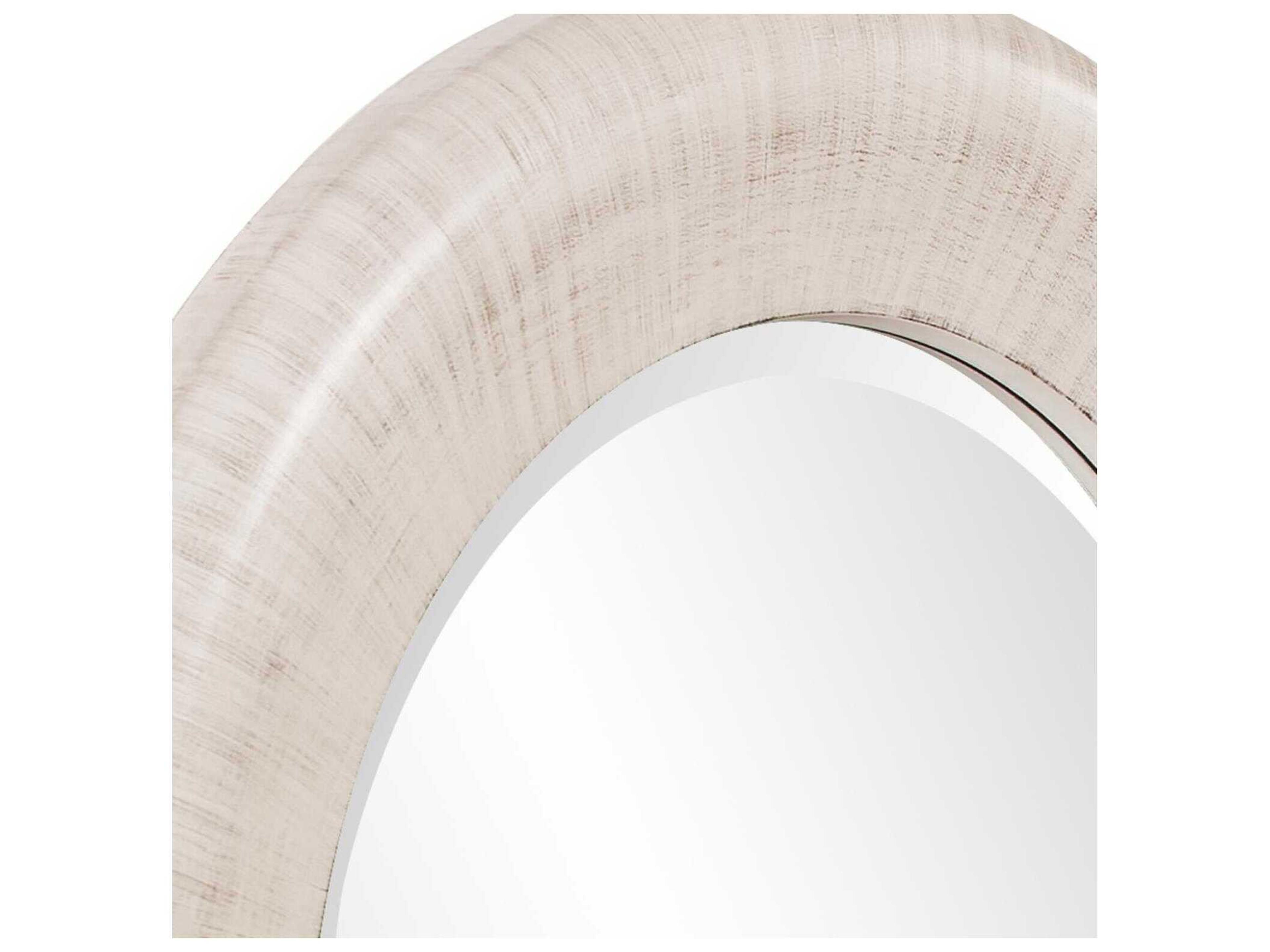 Howard Elliott Jareth Ivory Round Wall Mirror