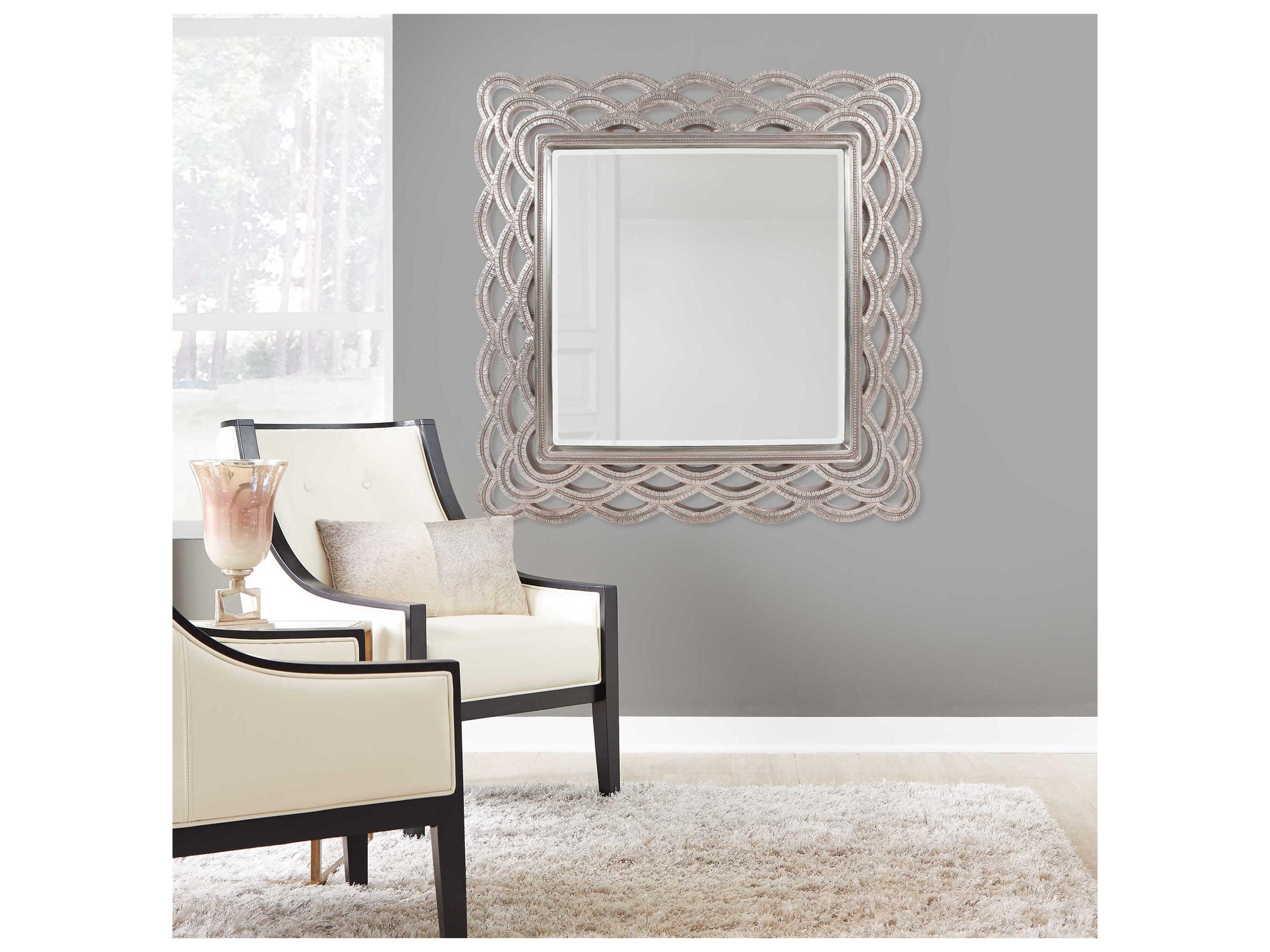 Howard Elliott Gypsy Champagne Square Wall Mirror