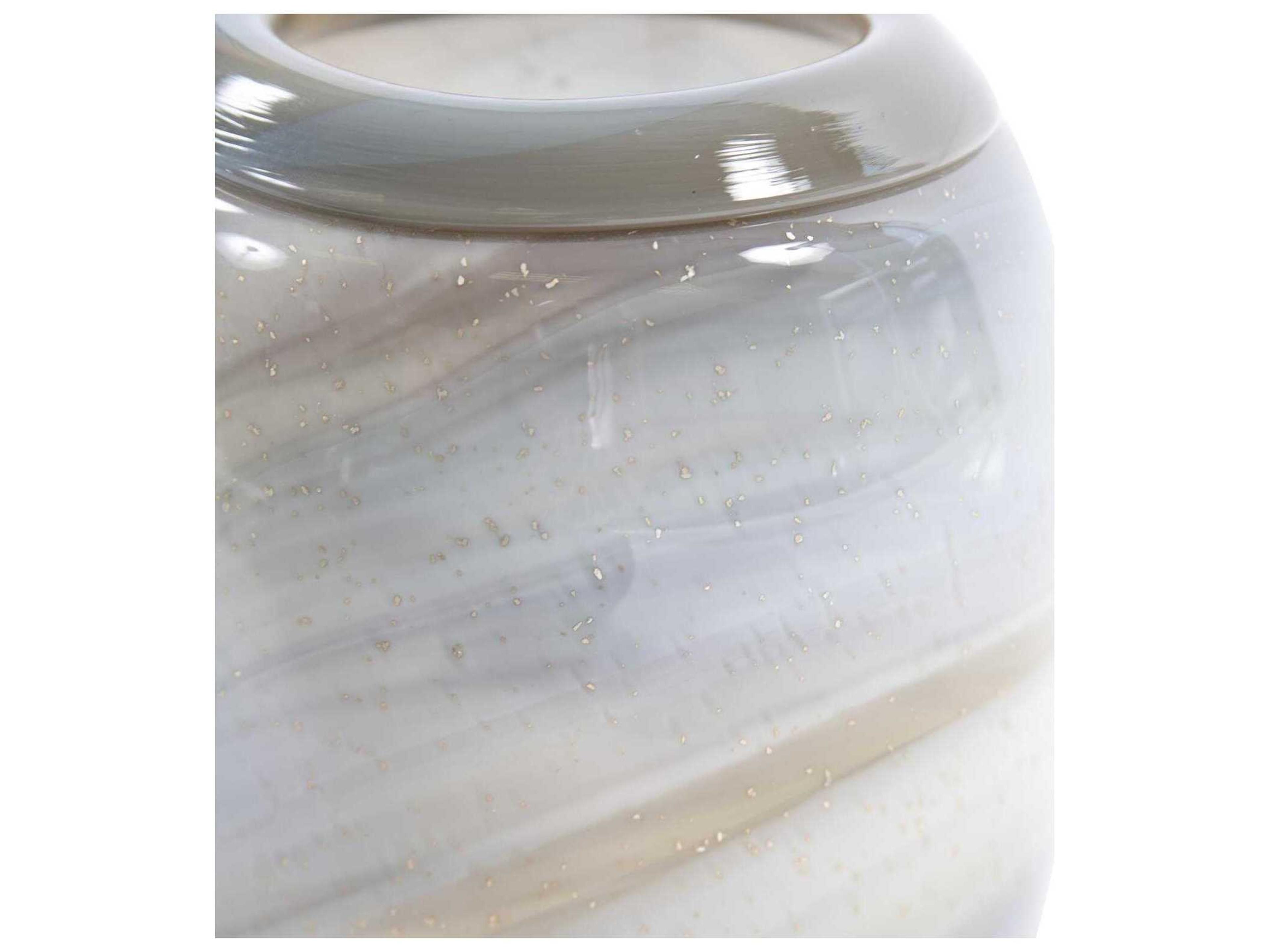 Howard Elliott Sand Art Glass Vase