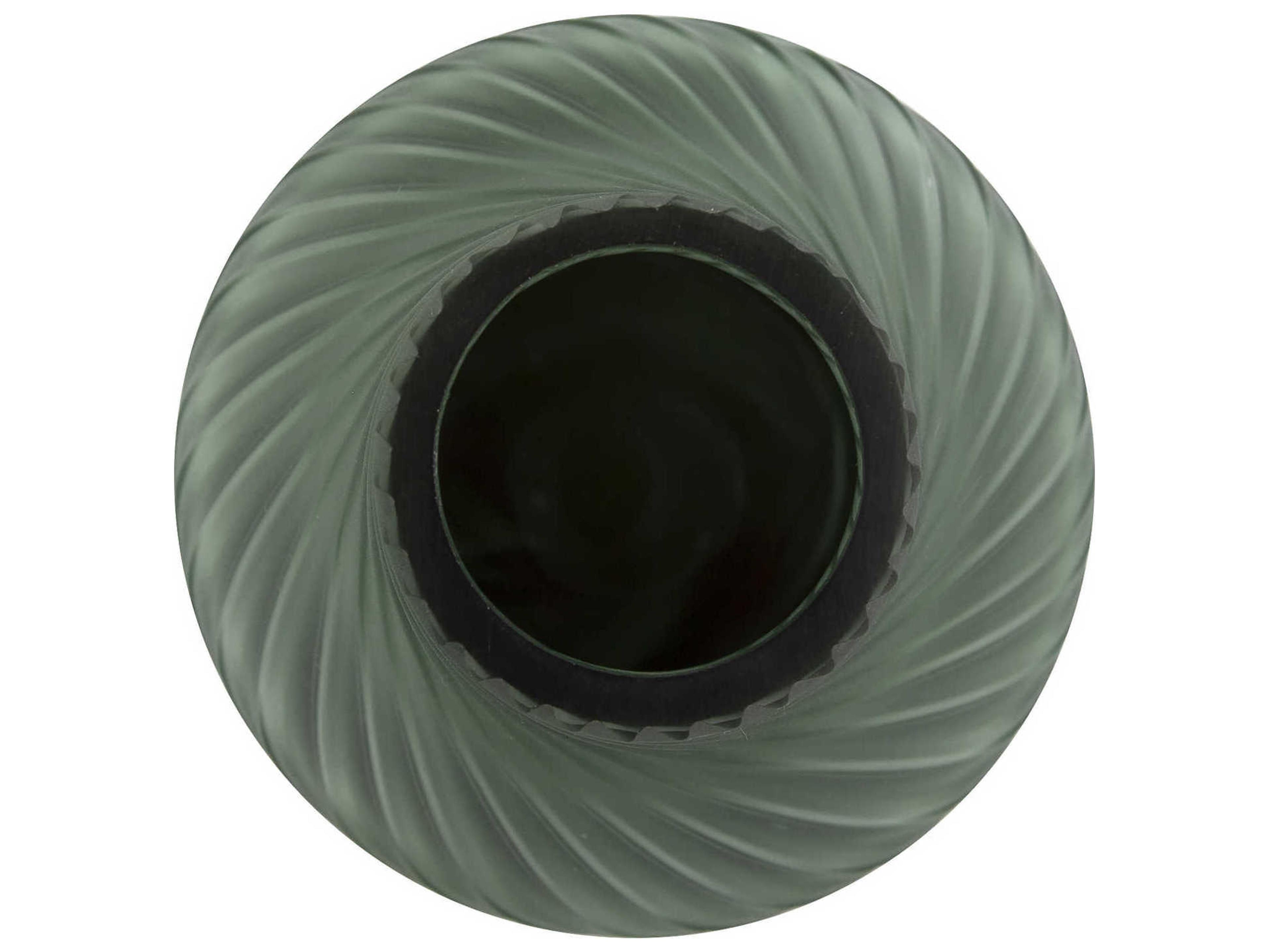 Howard Elliott Grey / Green 7" Vase