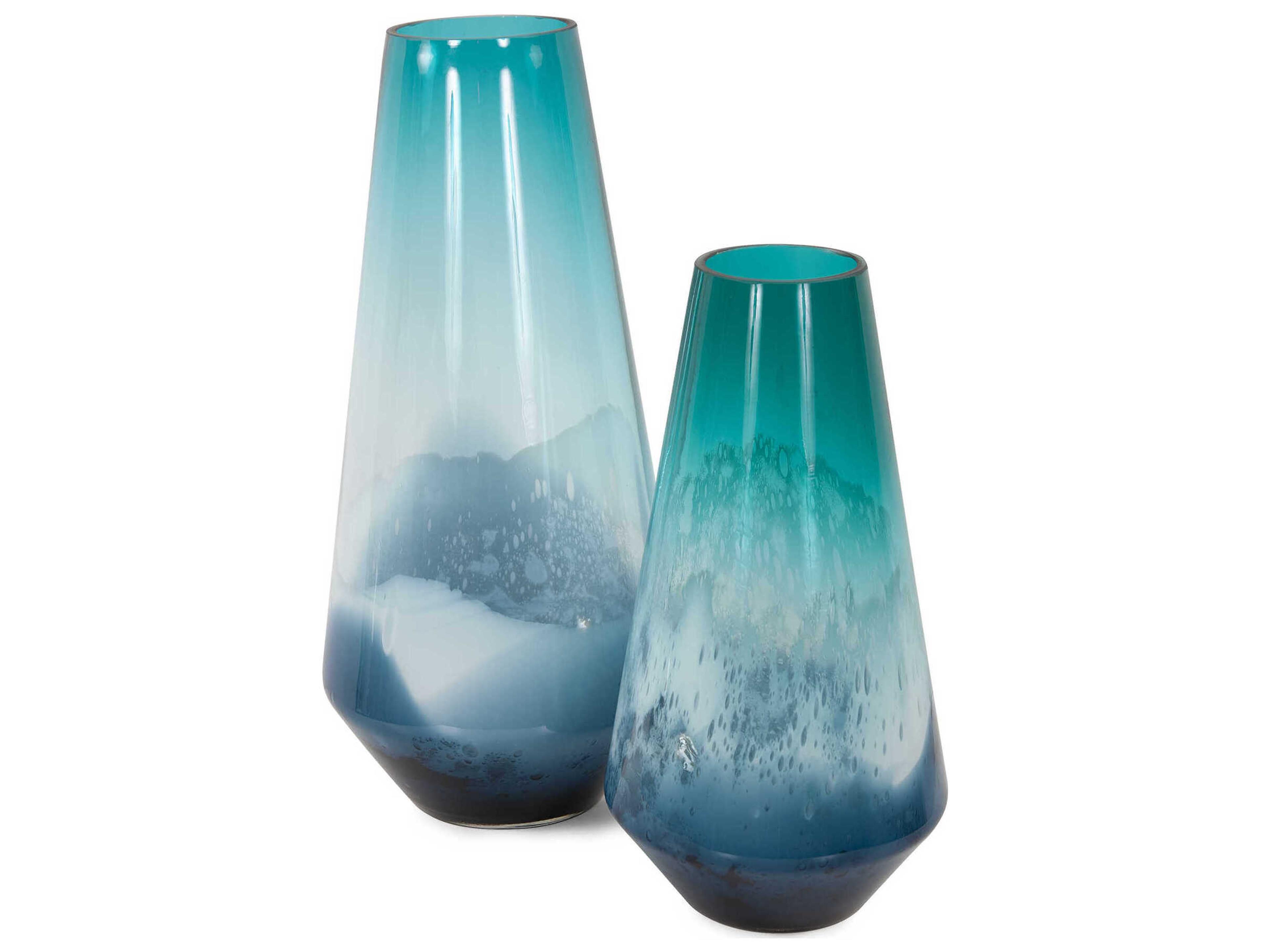 Howard Elliott Breakers Aqua Vase