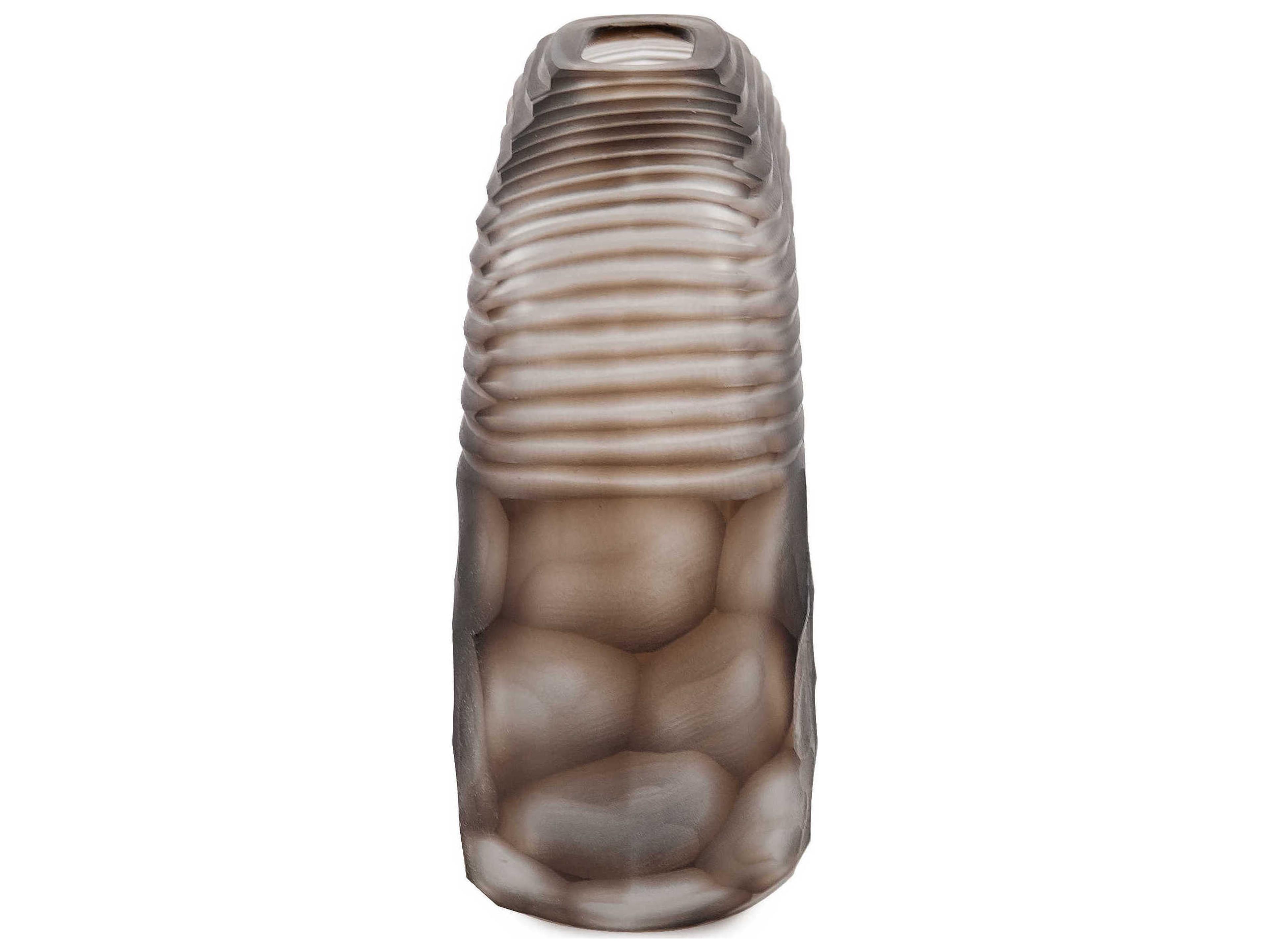 Howard Elliott Bruni Chocolate Vase