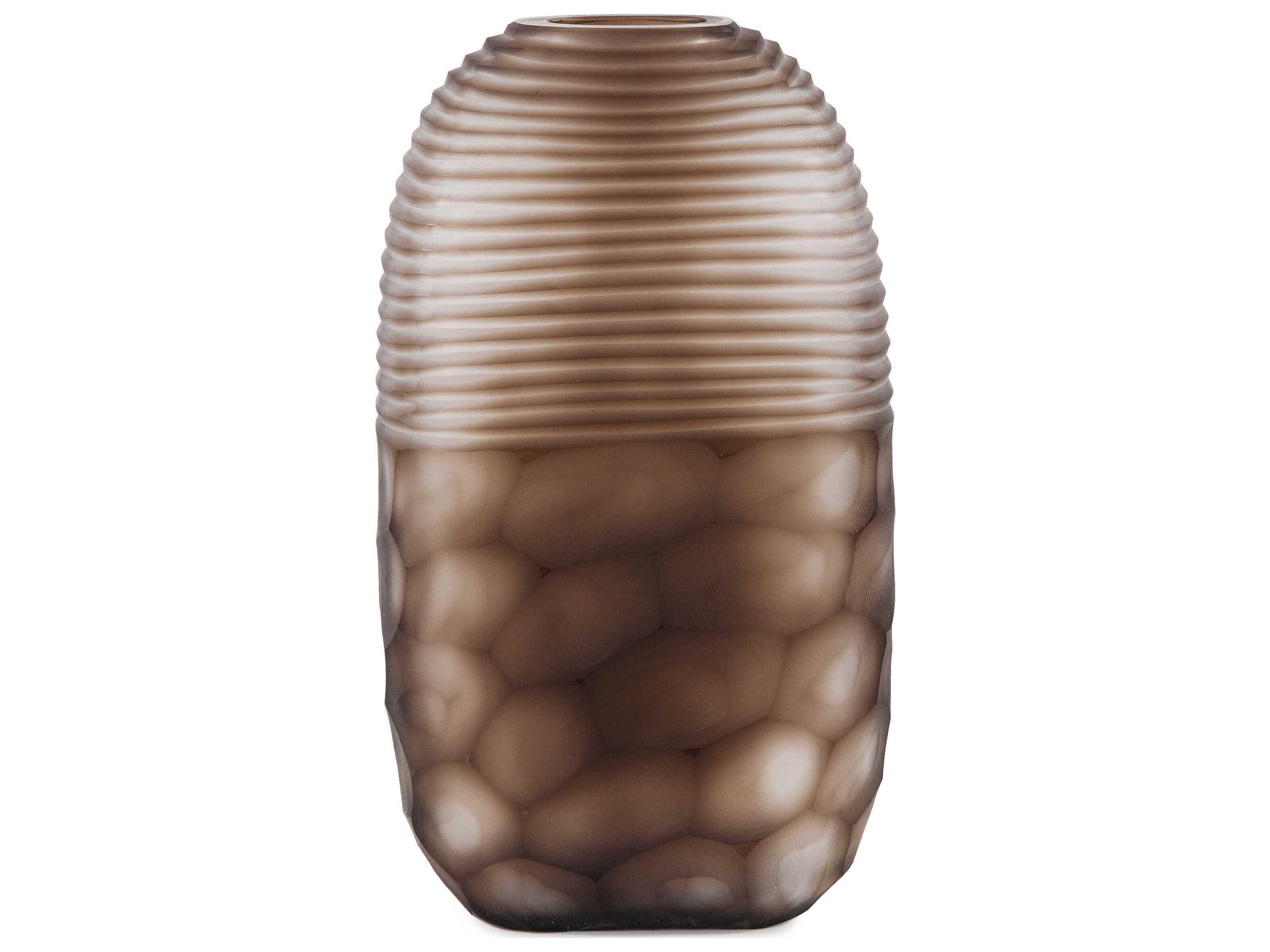 Howard Elliott Bruni Chocolate Vase