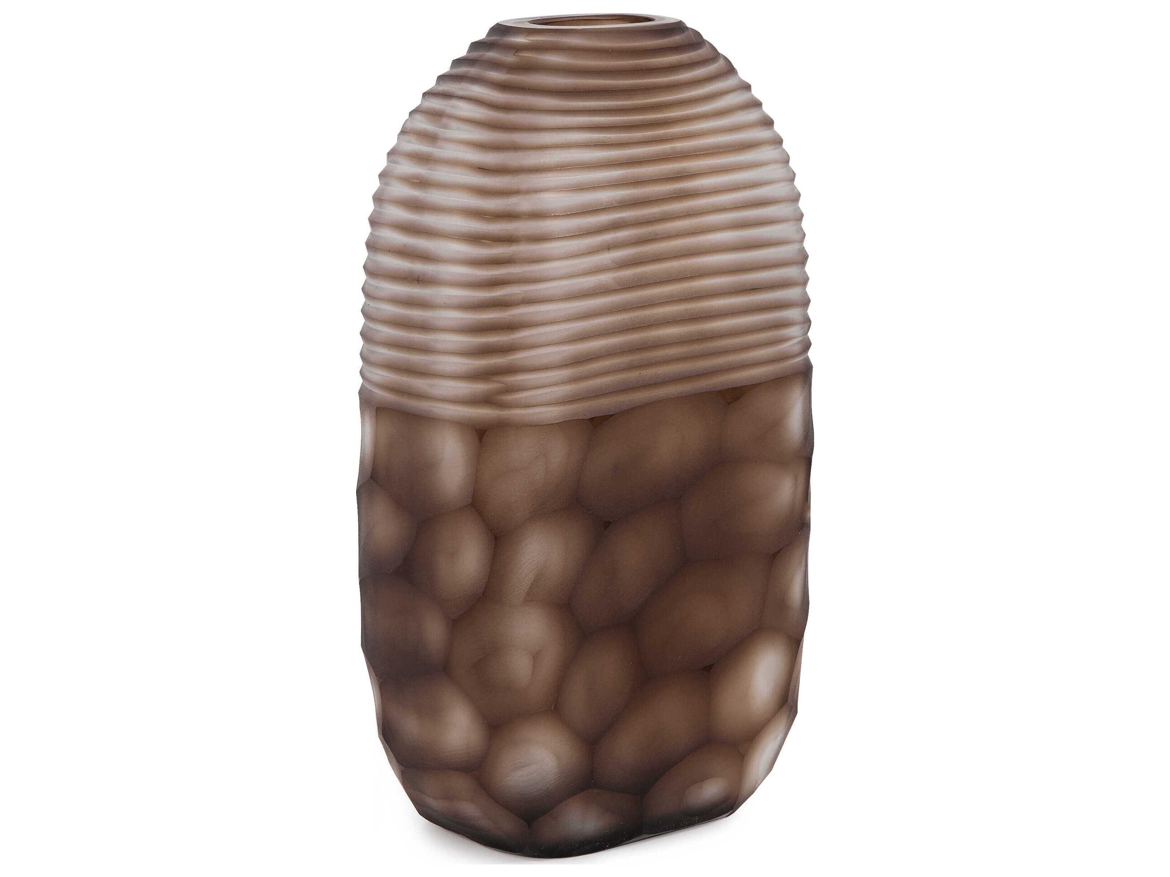Howard Elliott Bruni Chocolate Vase