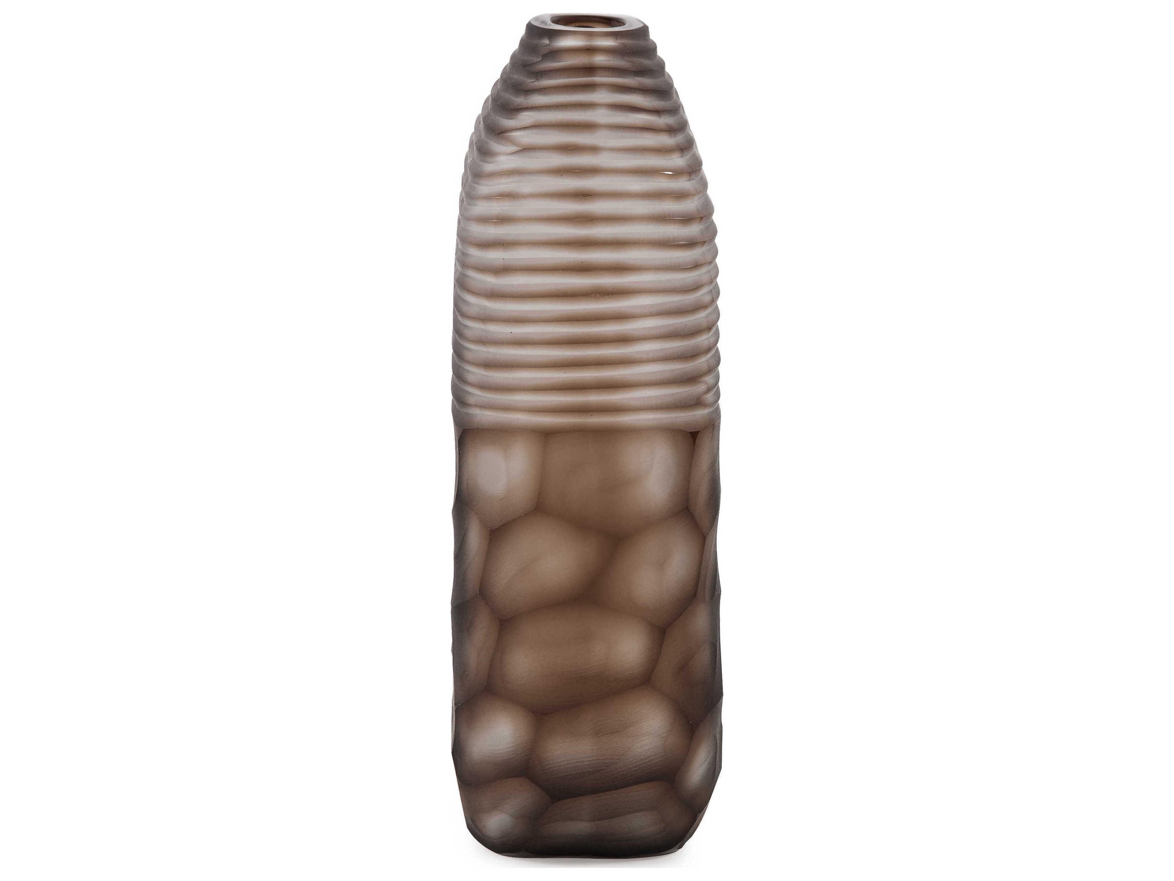 Howard Elliott Bruni Chocolate Vase
