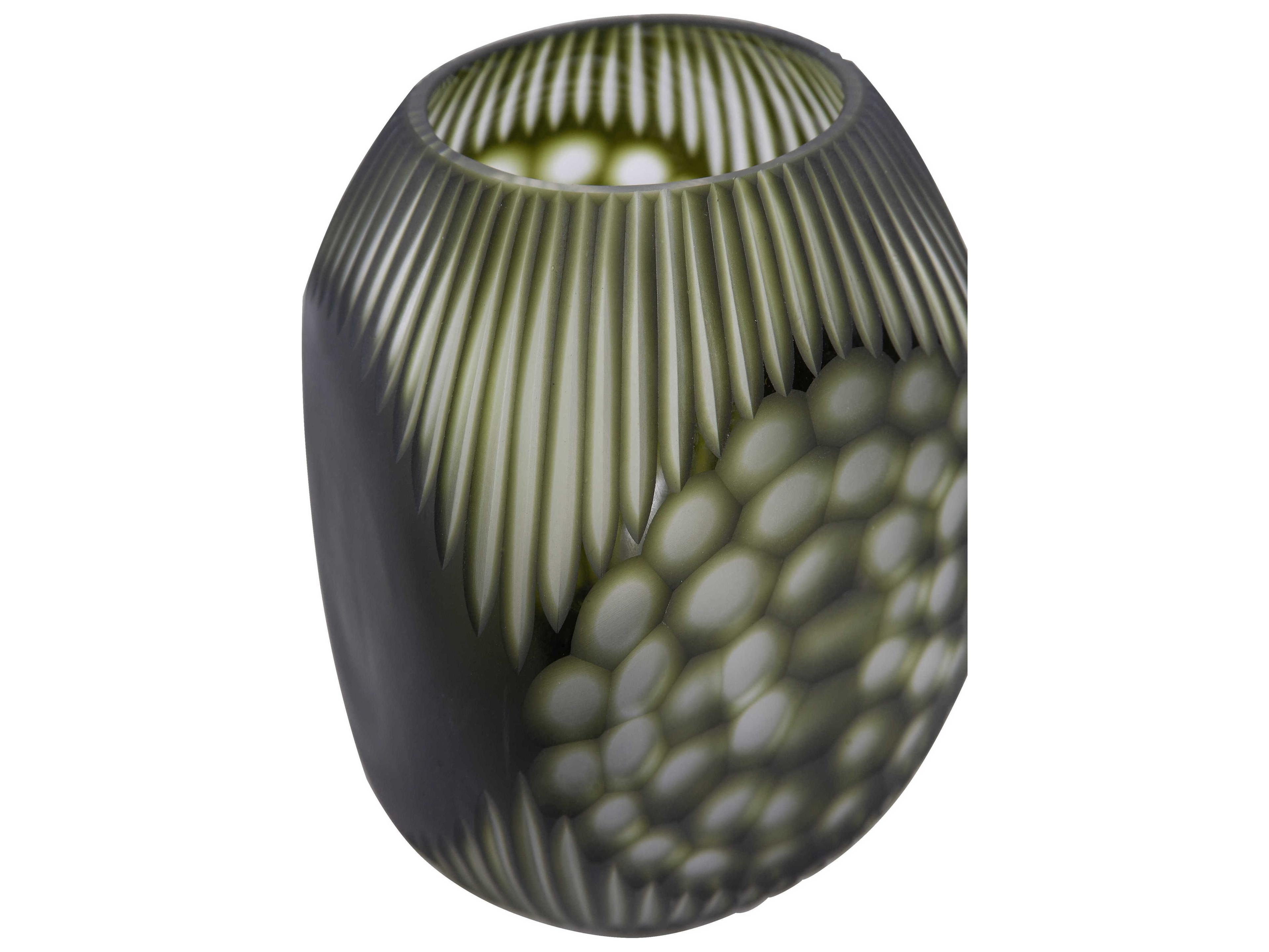 Howard Elliott Cebu Forest Green Vase