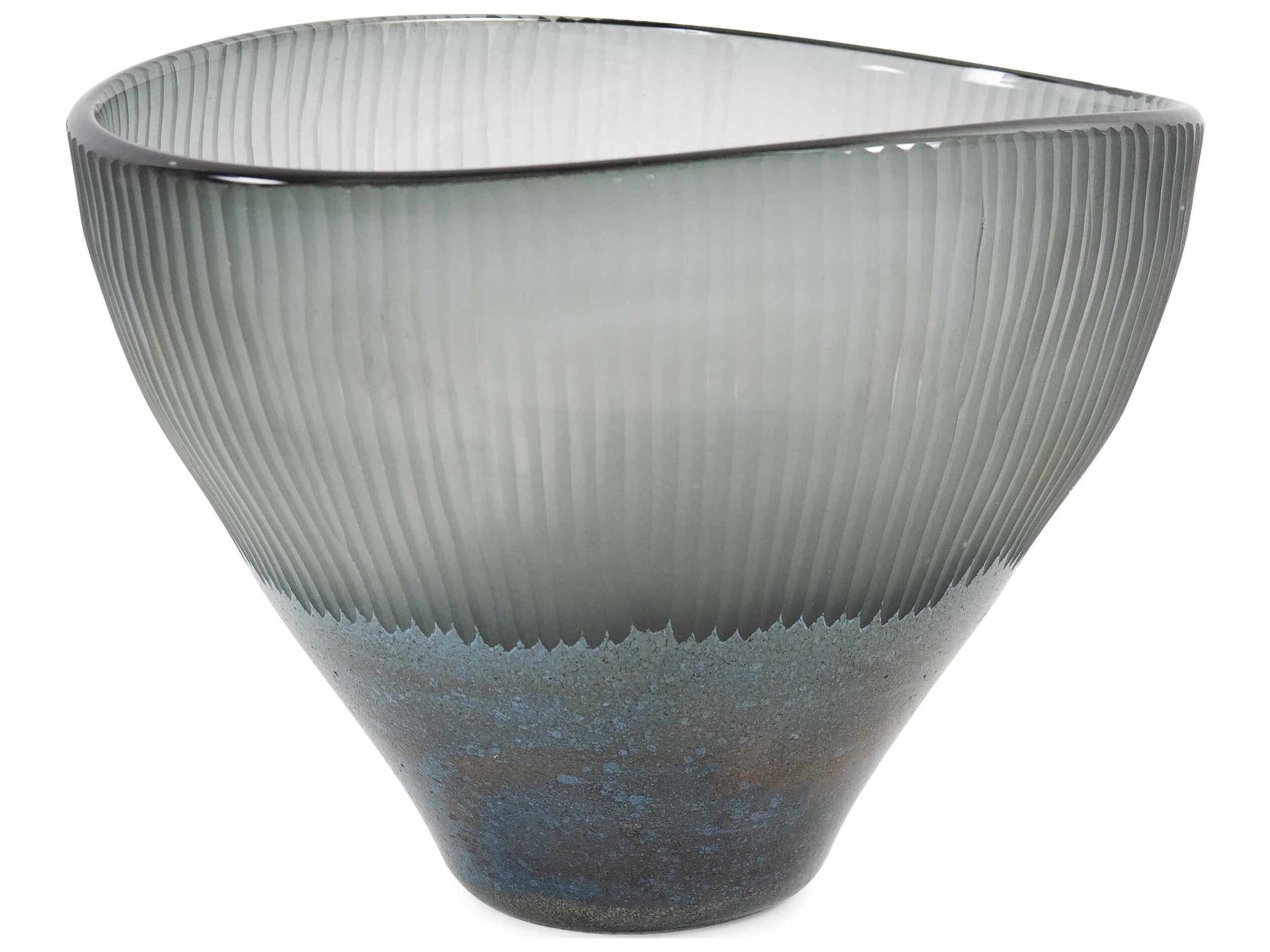 Howard Elliott Melilla Indigo Vase