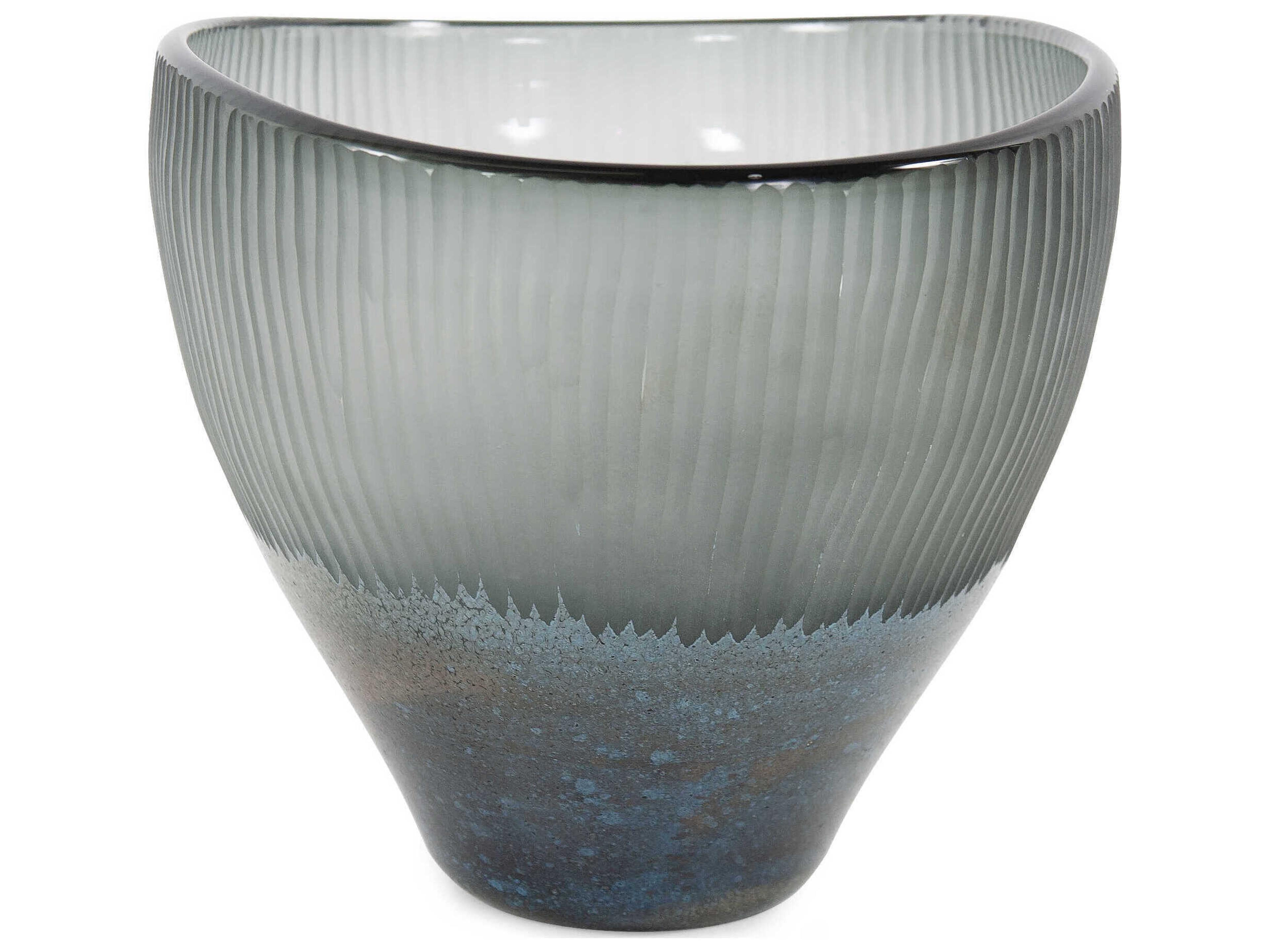 Howard Elliott Melilla Indigo Vase