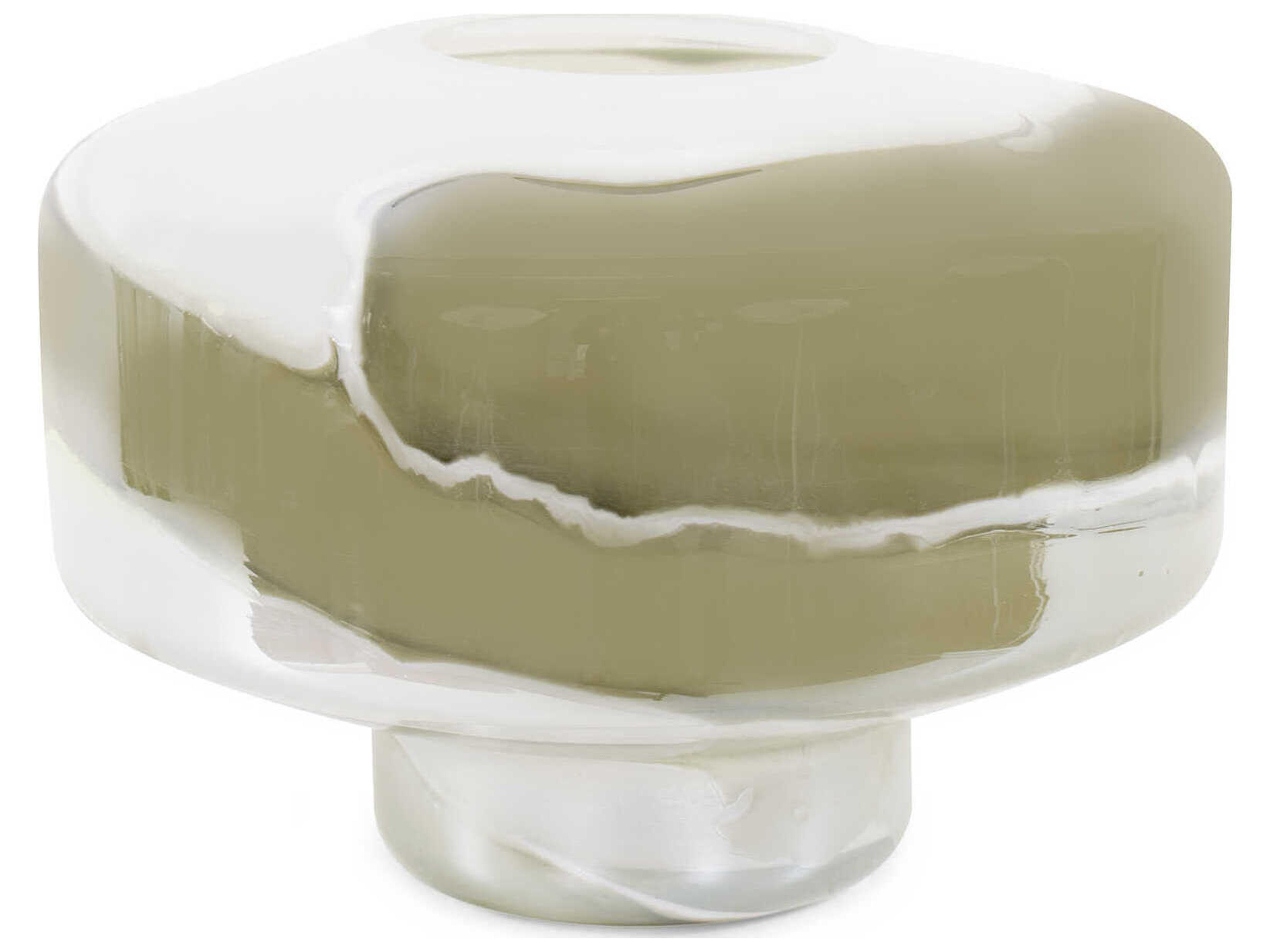 Malin Sage Green White Vase