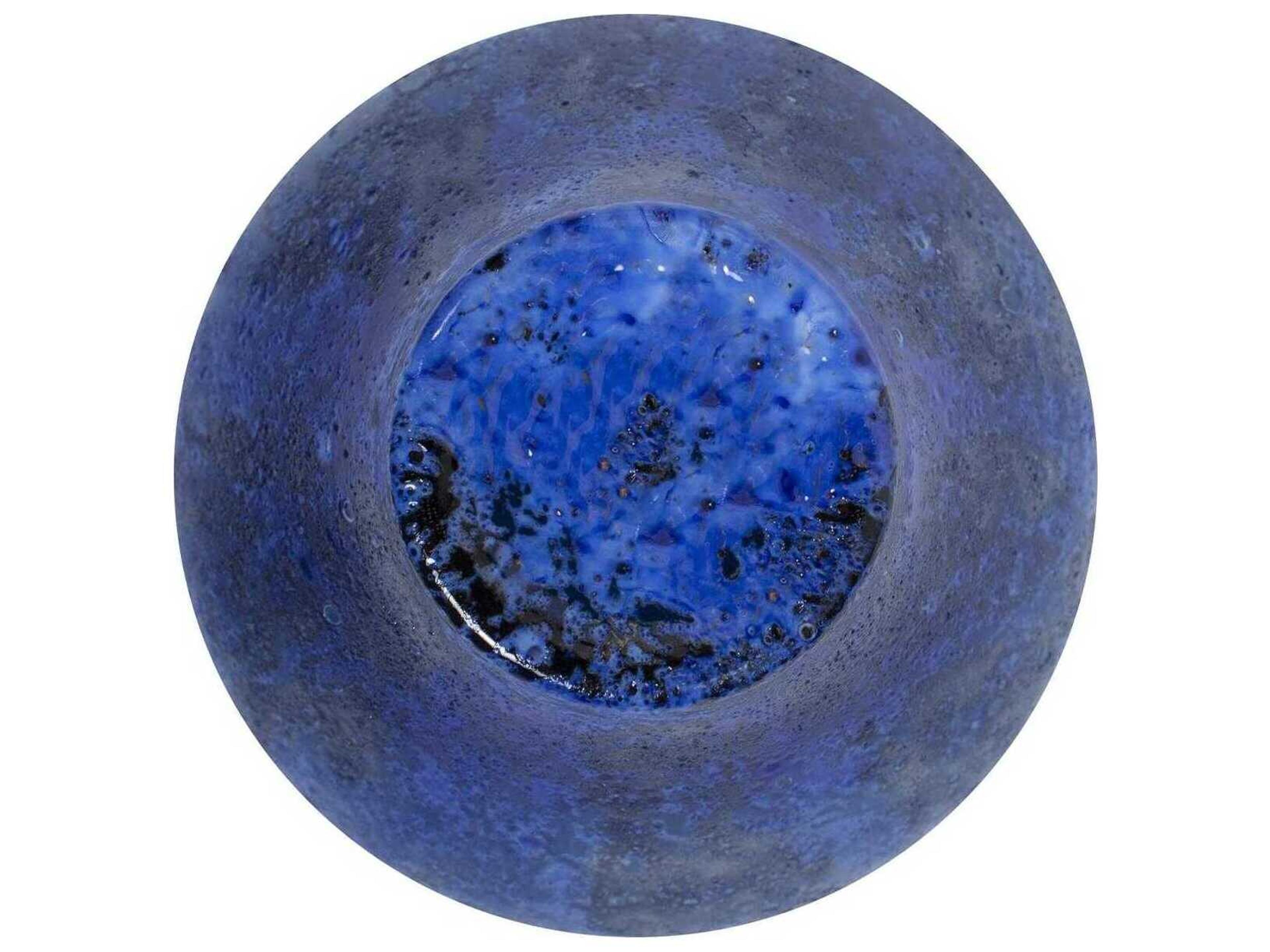 Howard Elliott Zynsky Azure Blue Art Glass Vase