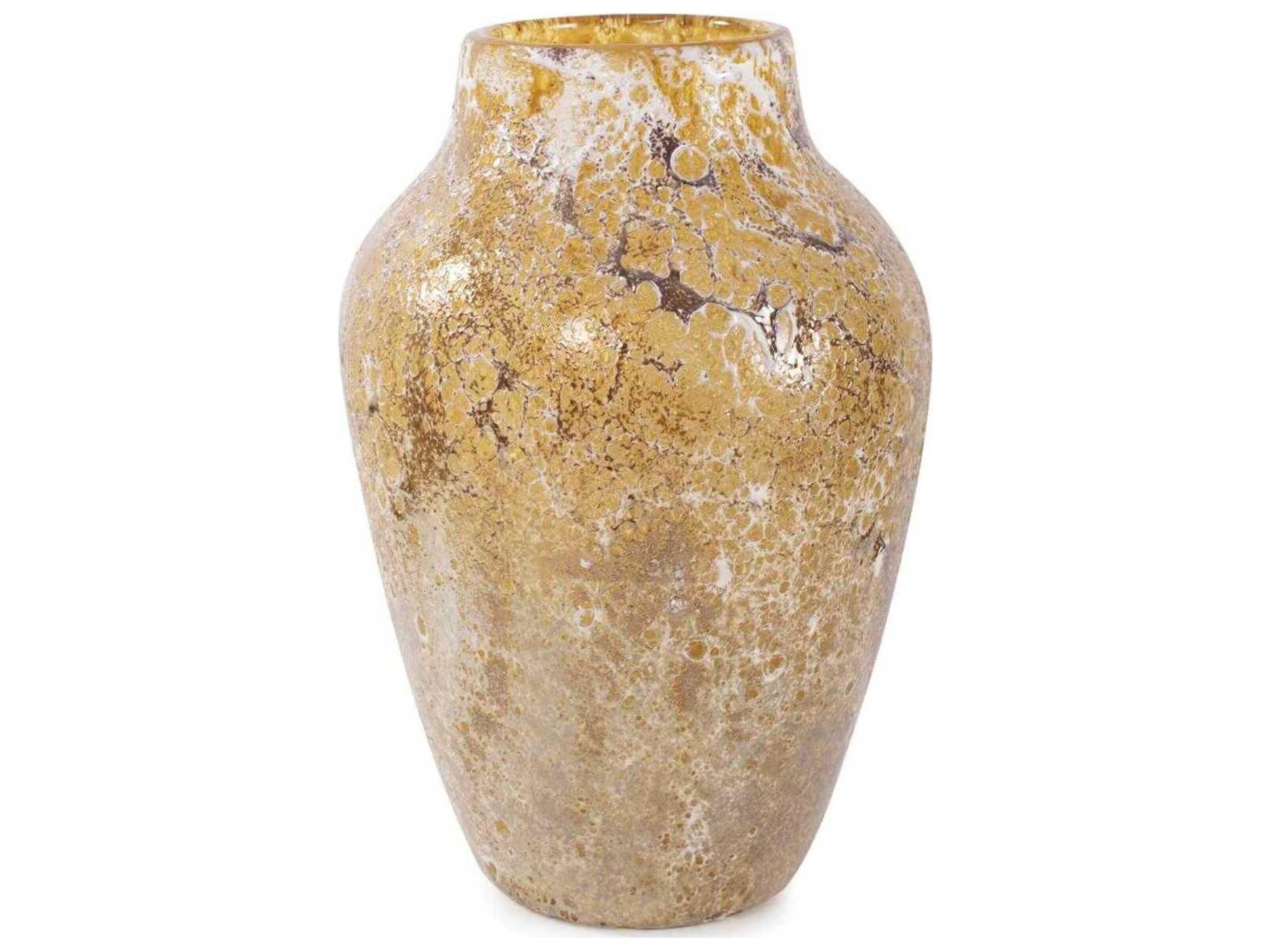 Zynsky Amber Art Glass Vase