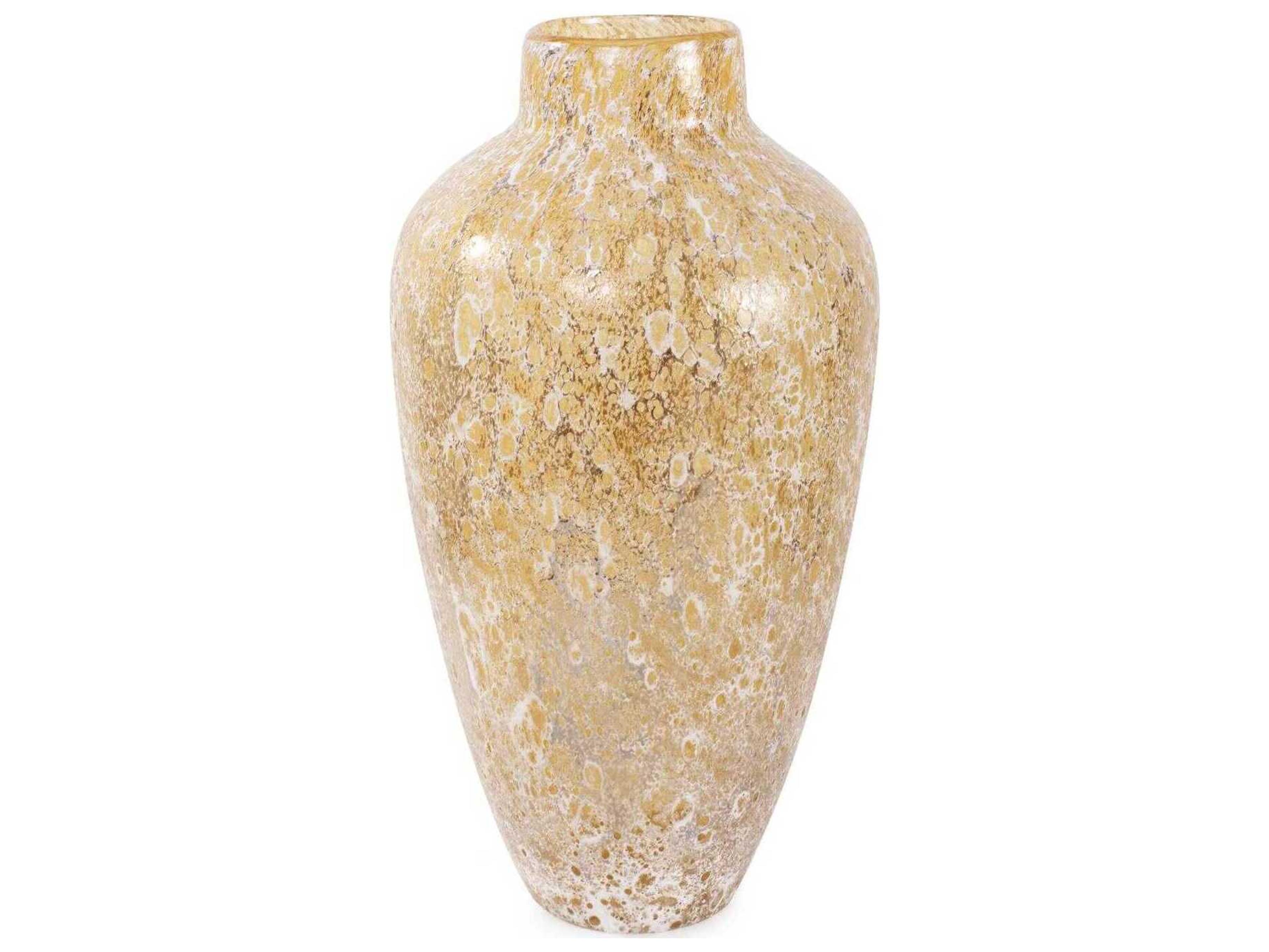 Zynsky Amber Art Glass Vase