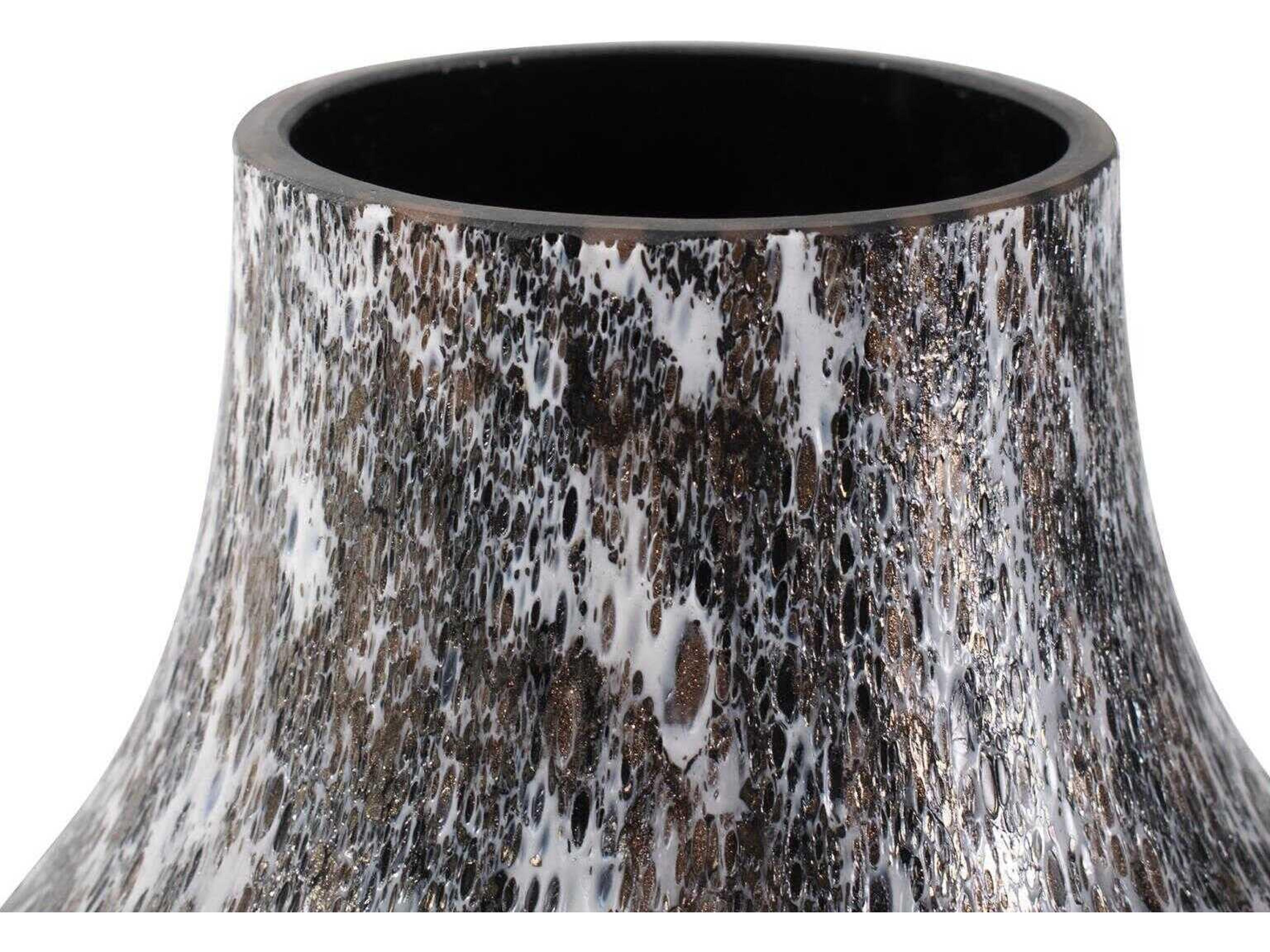 Howard Elliott Zynsky Mocha Art Glass Vase