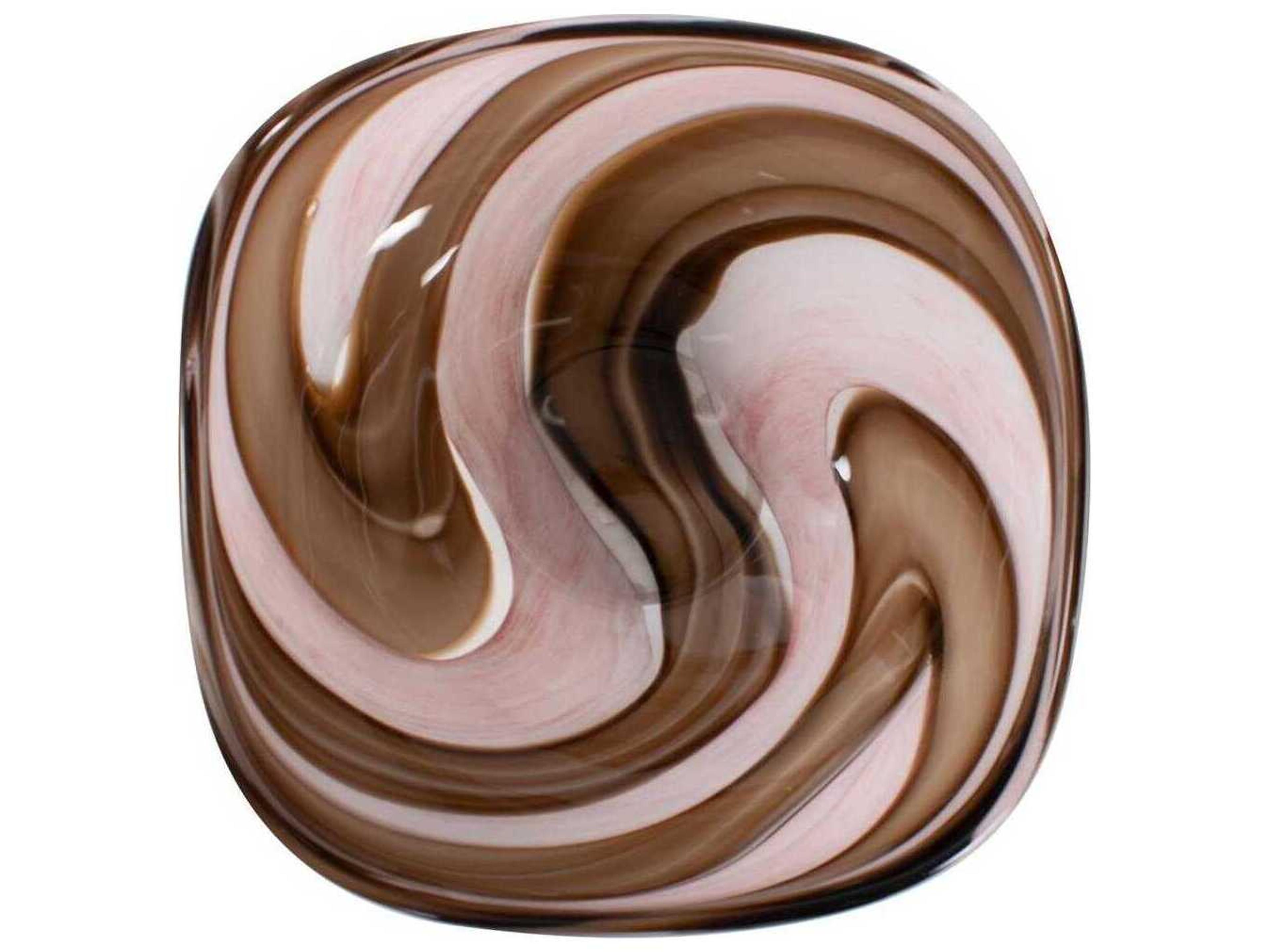 Howard Elliott Neapolitain Glass Decorative Bowl