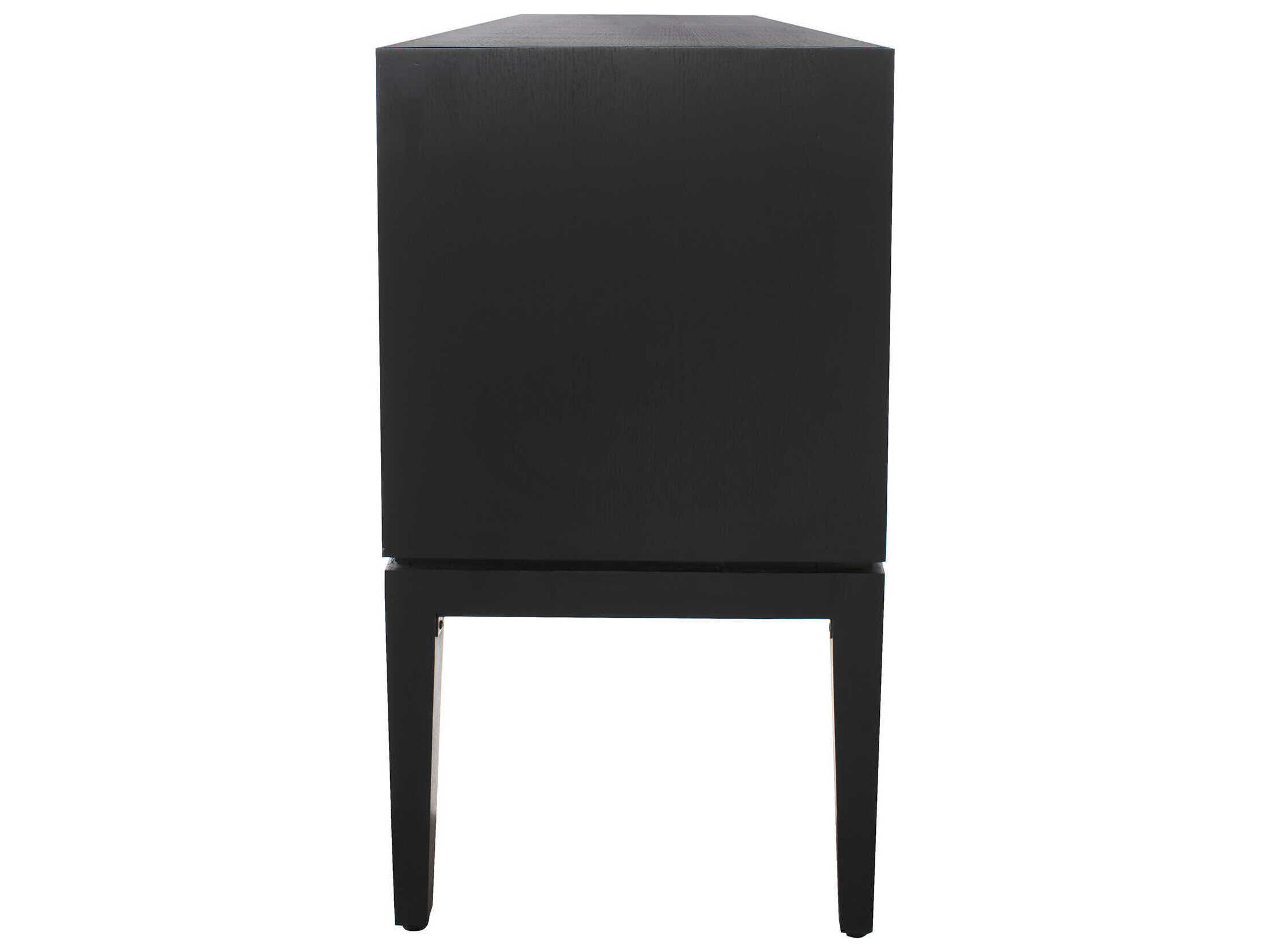 Howard Elliott Shearer 60" Black Gray White Sideboard