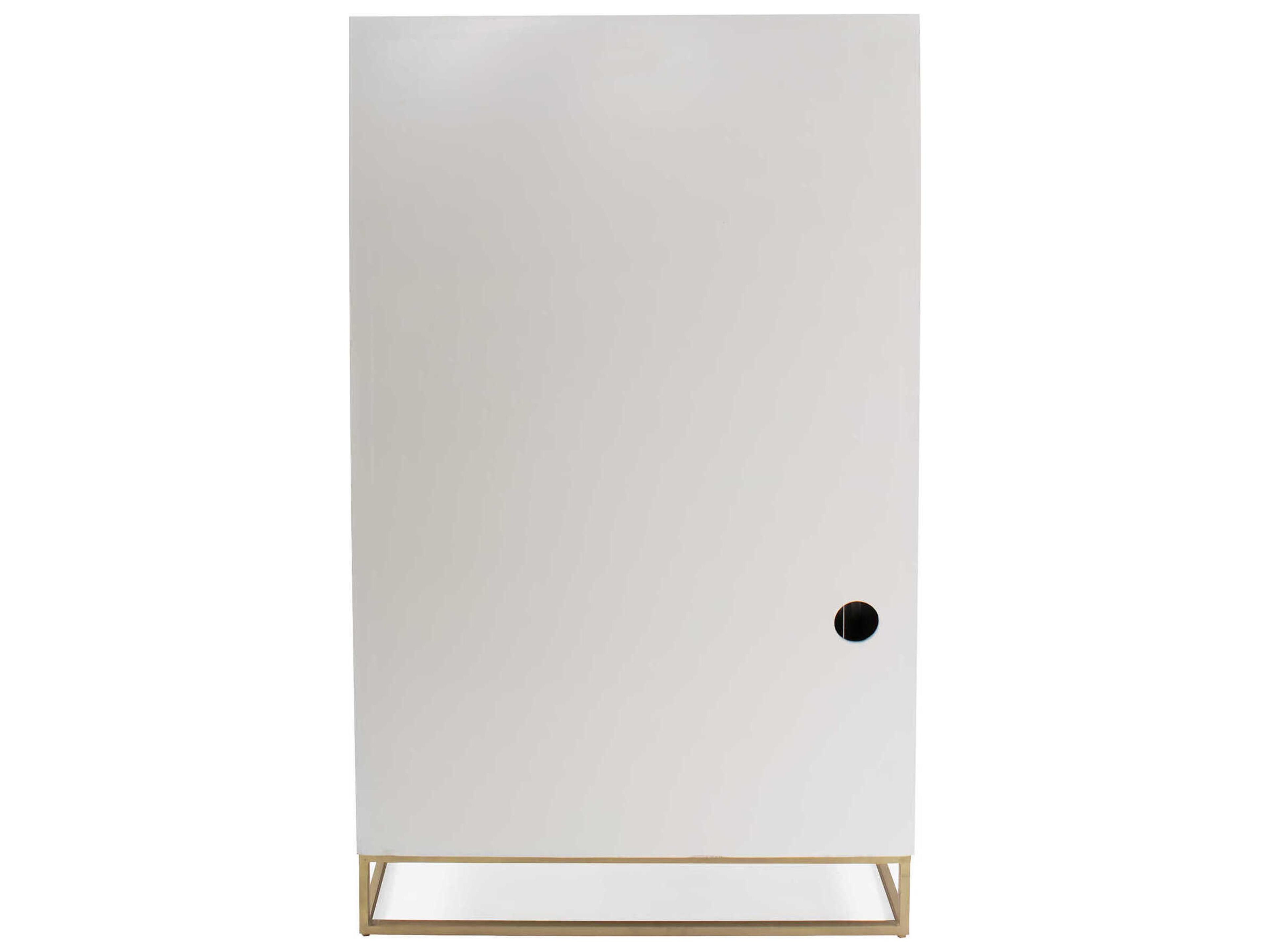 Howard Elliott Arrouge White Gray Gold Accent Chest