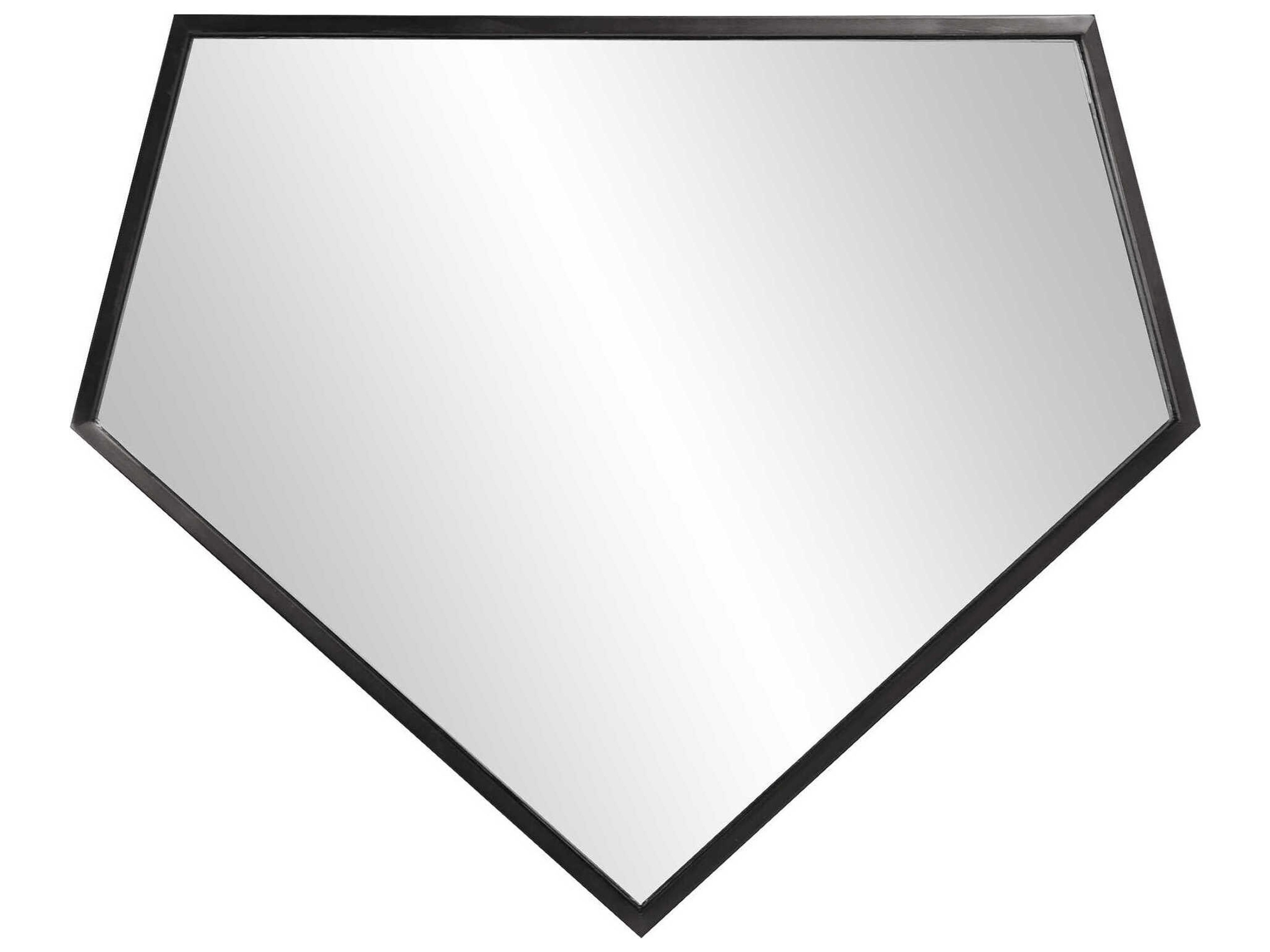 Howard Elliott Quintin Black Wall Mirror