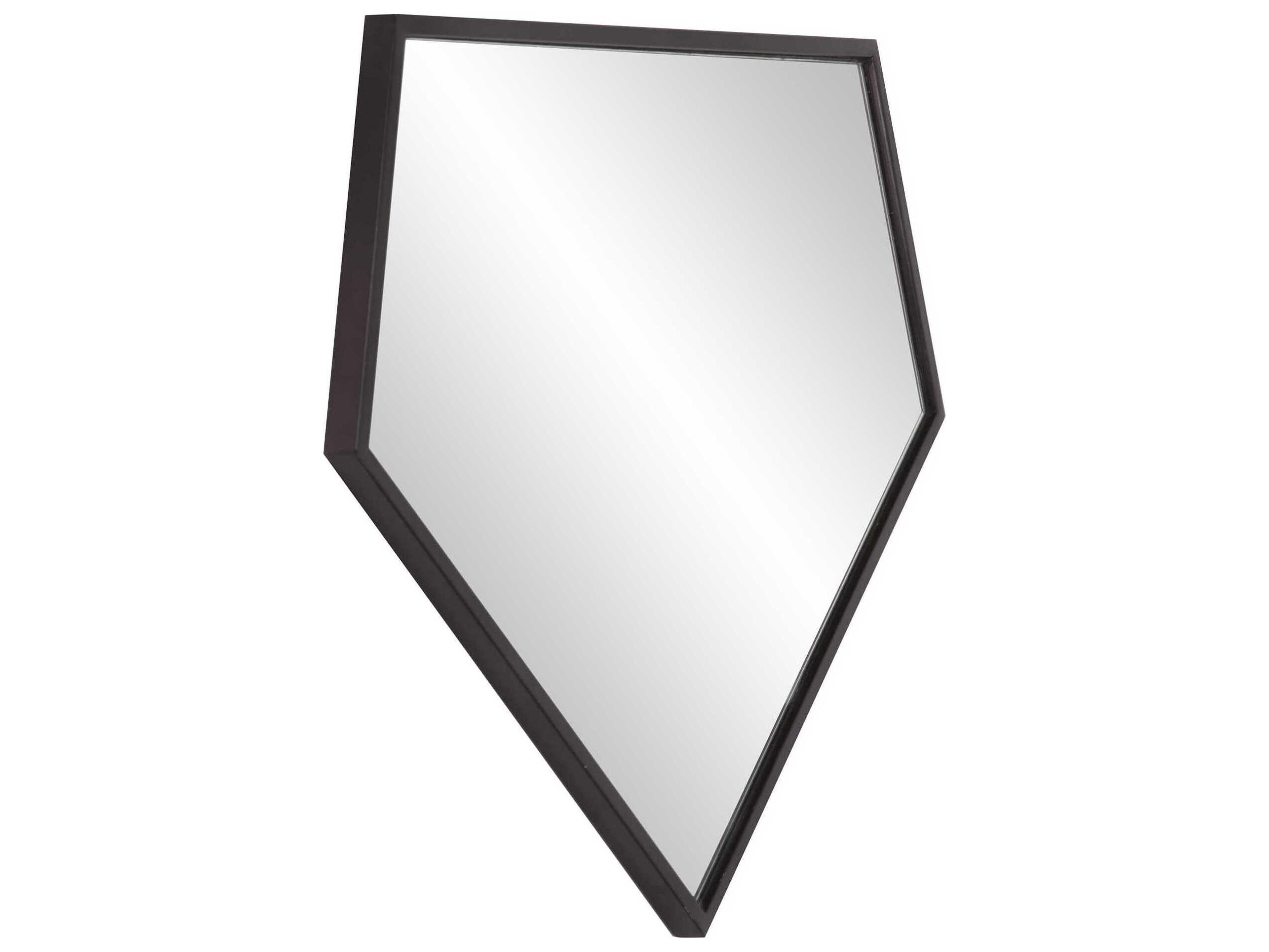 Howard Elliott Quintin Black Wall Mirror