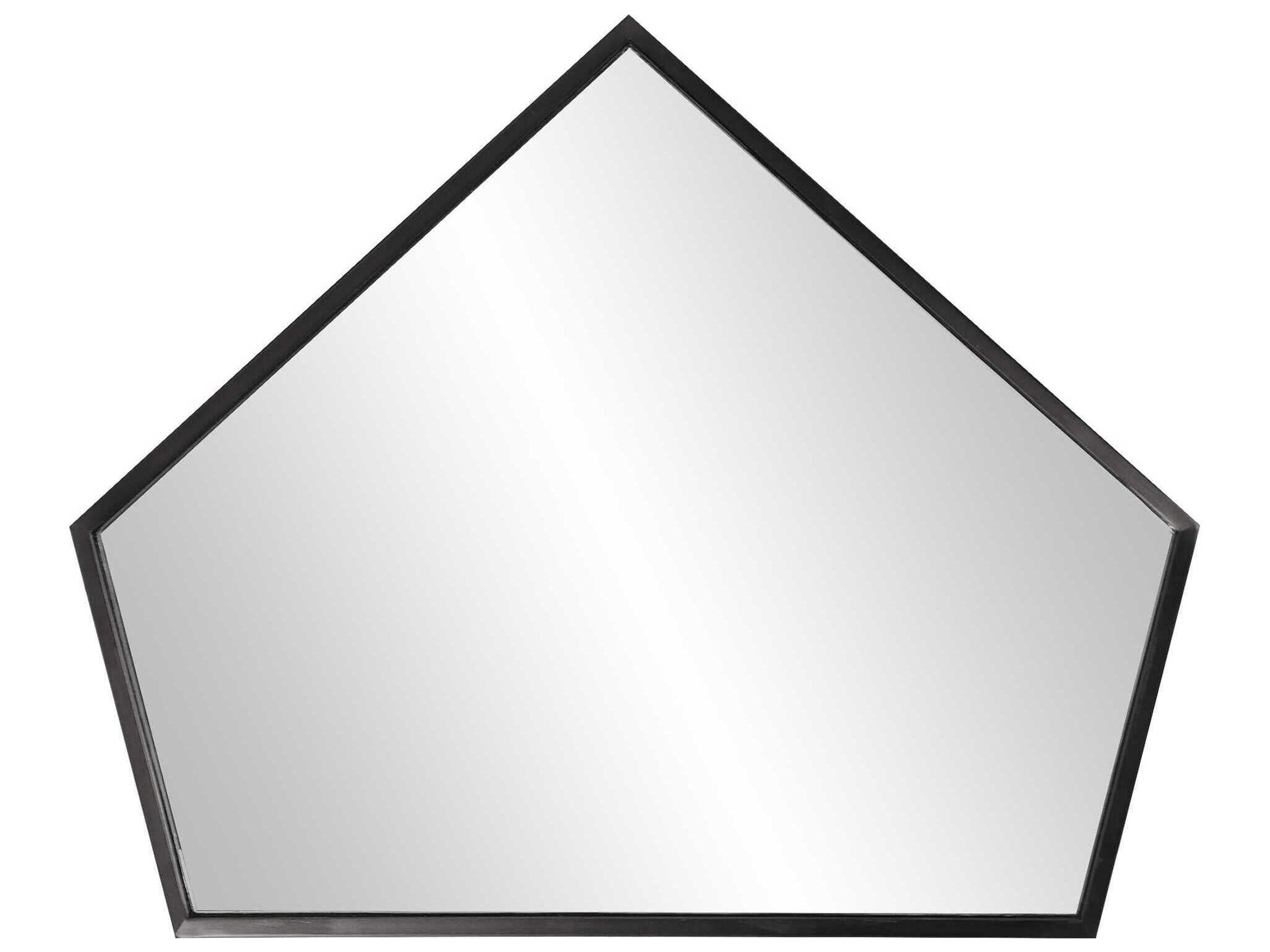 Howard Elliott Quintin Black Wall Mirror