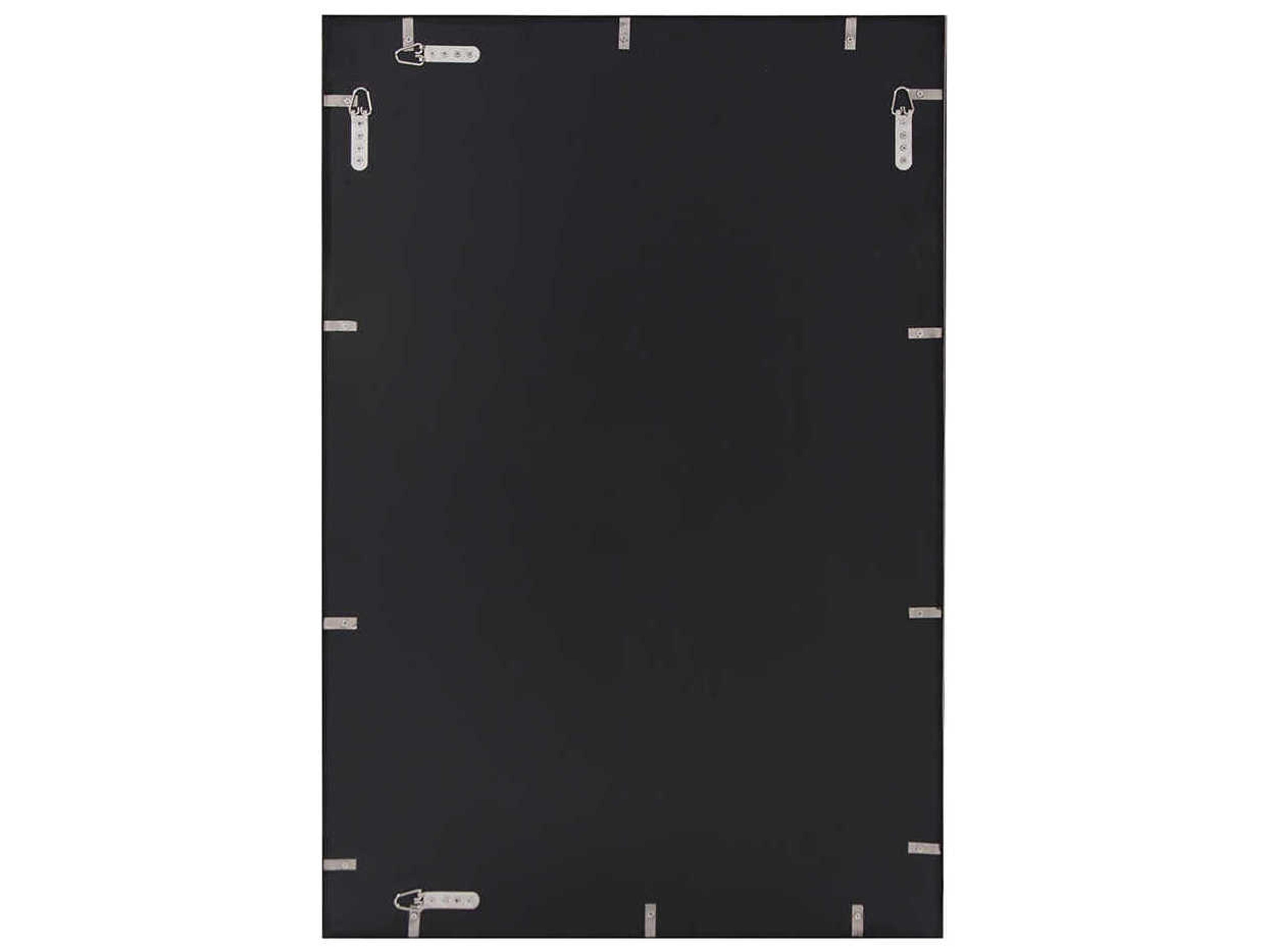 Howard Elliott Mirax Silver Rectangular Wall Mirror