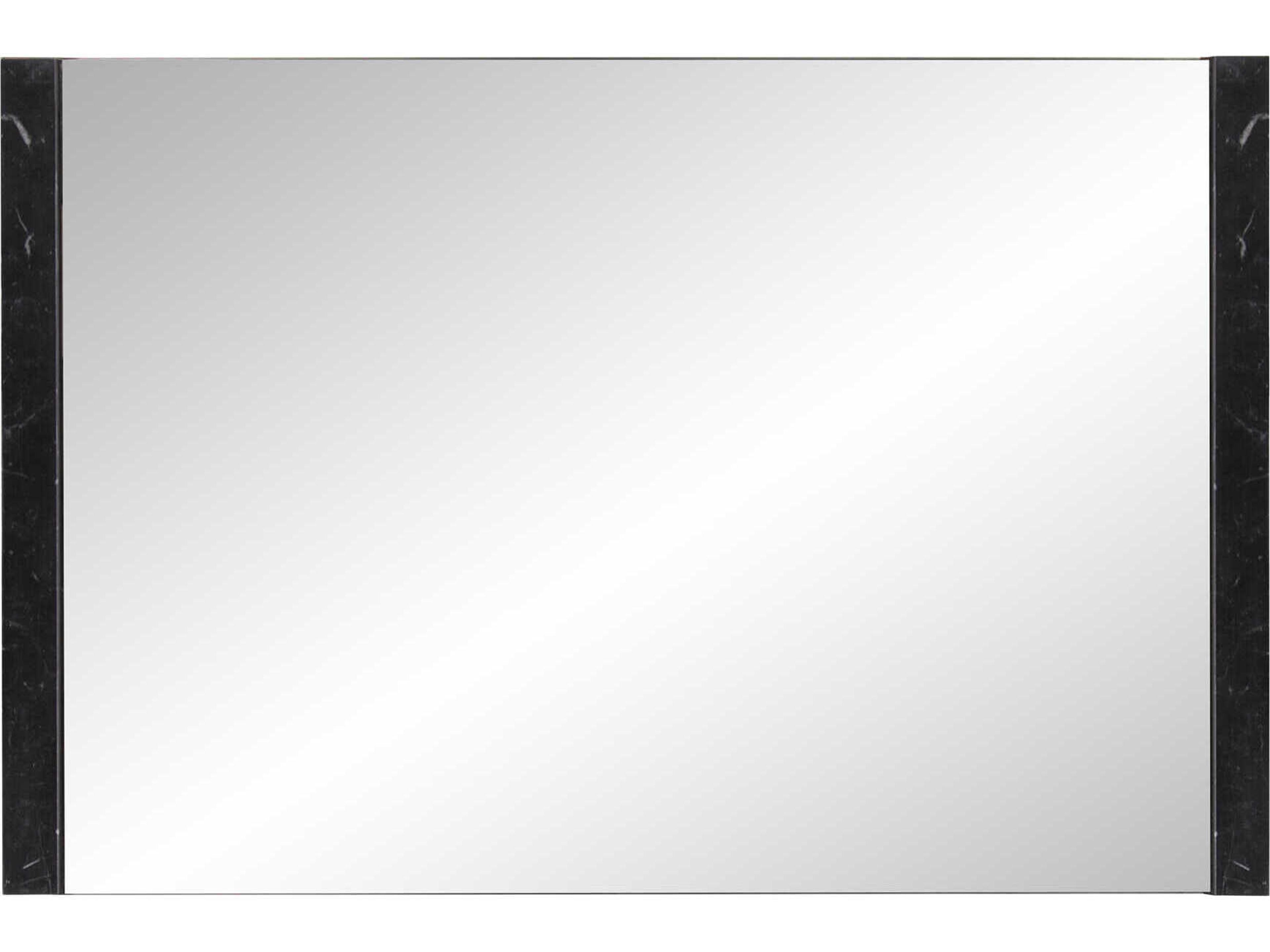 Howard Elliott Reese Black Rectangular Wall Mirror