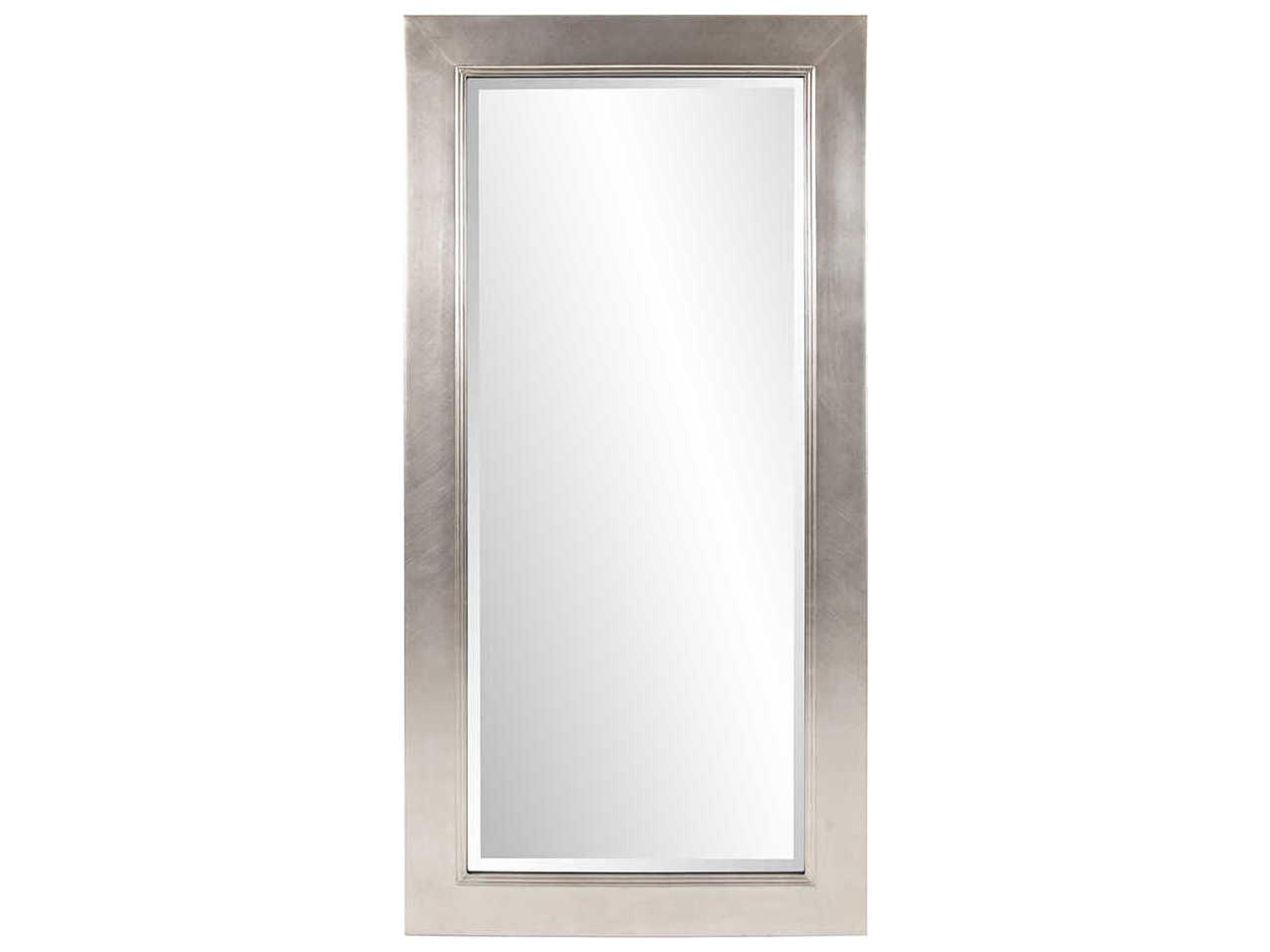 Millennium Silver Leaf Rectangular Wall Mirror