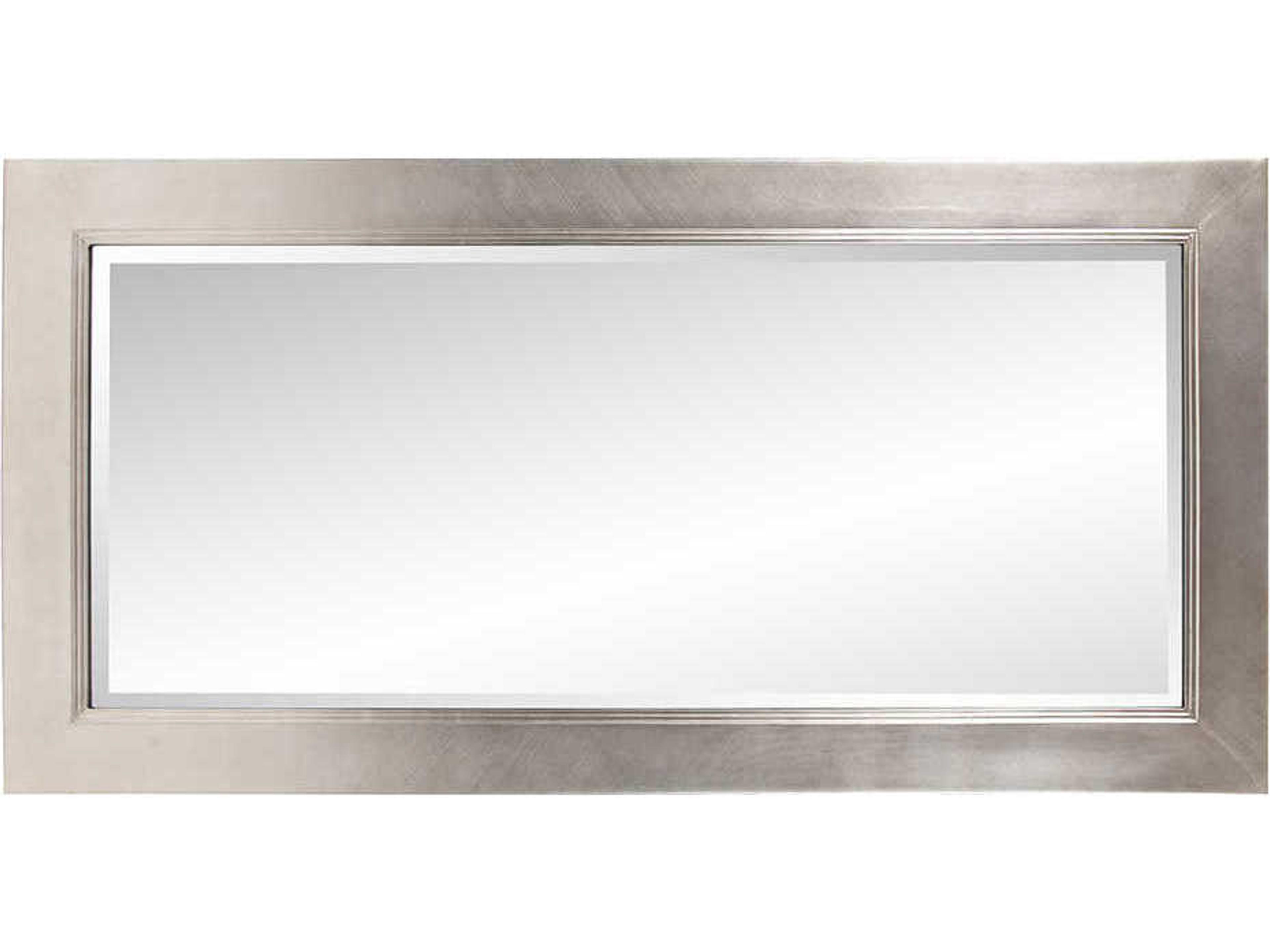 Howard Elliott Millennium Silver Leaf Rectangular Wall Mirror