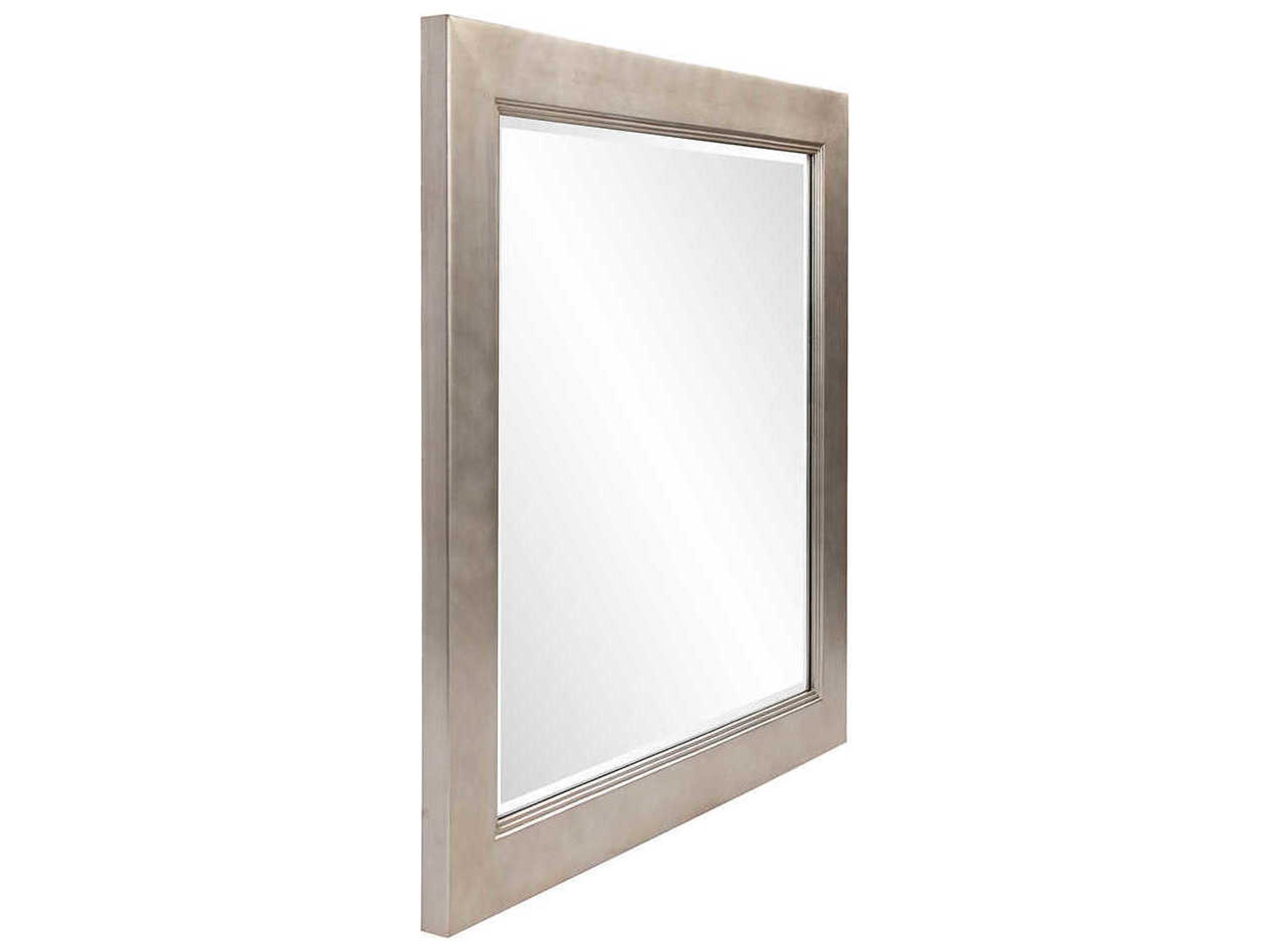 Howard Elliott Millennium Silver Leaf Square Wall Mirror