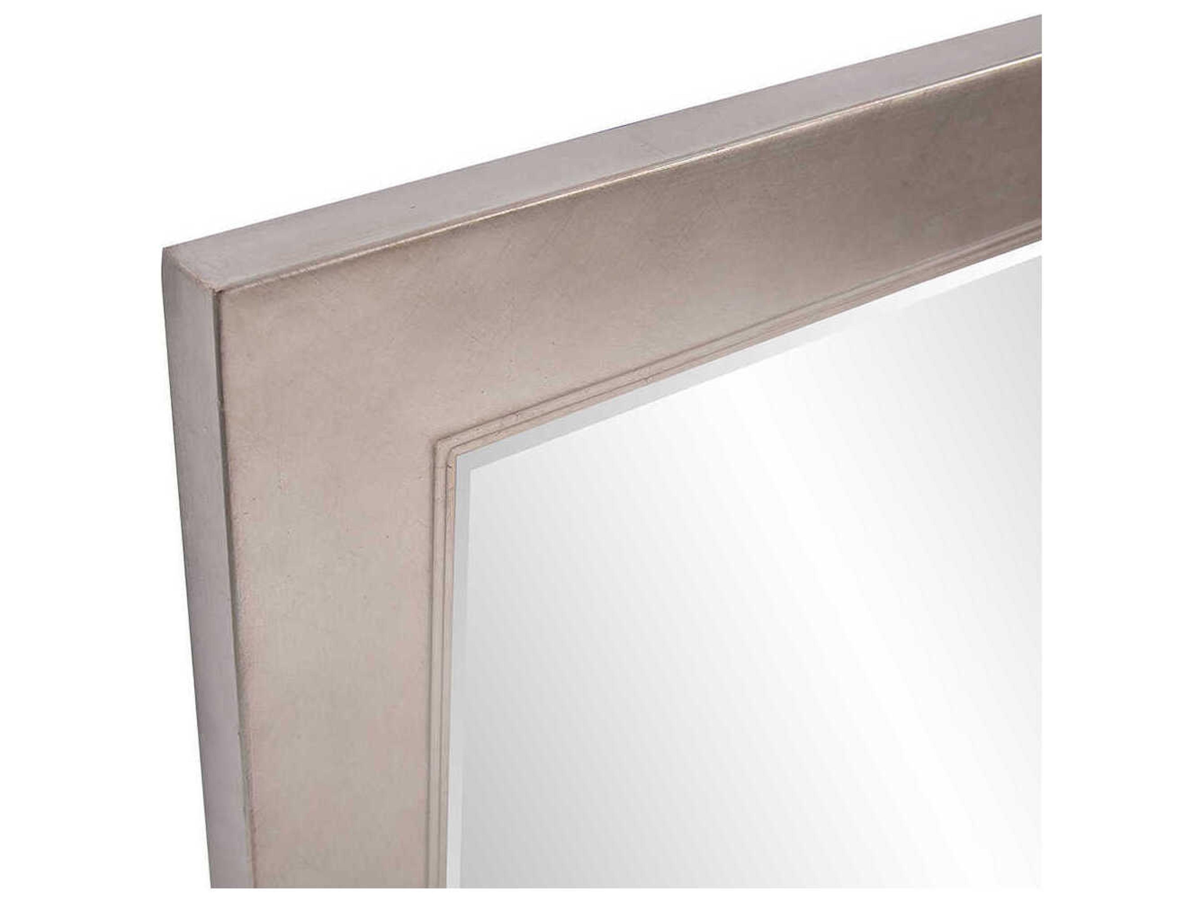 Howard Elliott Millennium Silver Leaf Square Wall Mirror