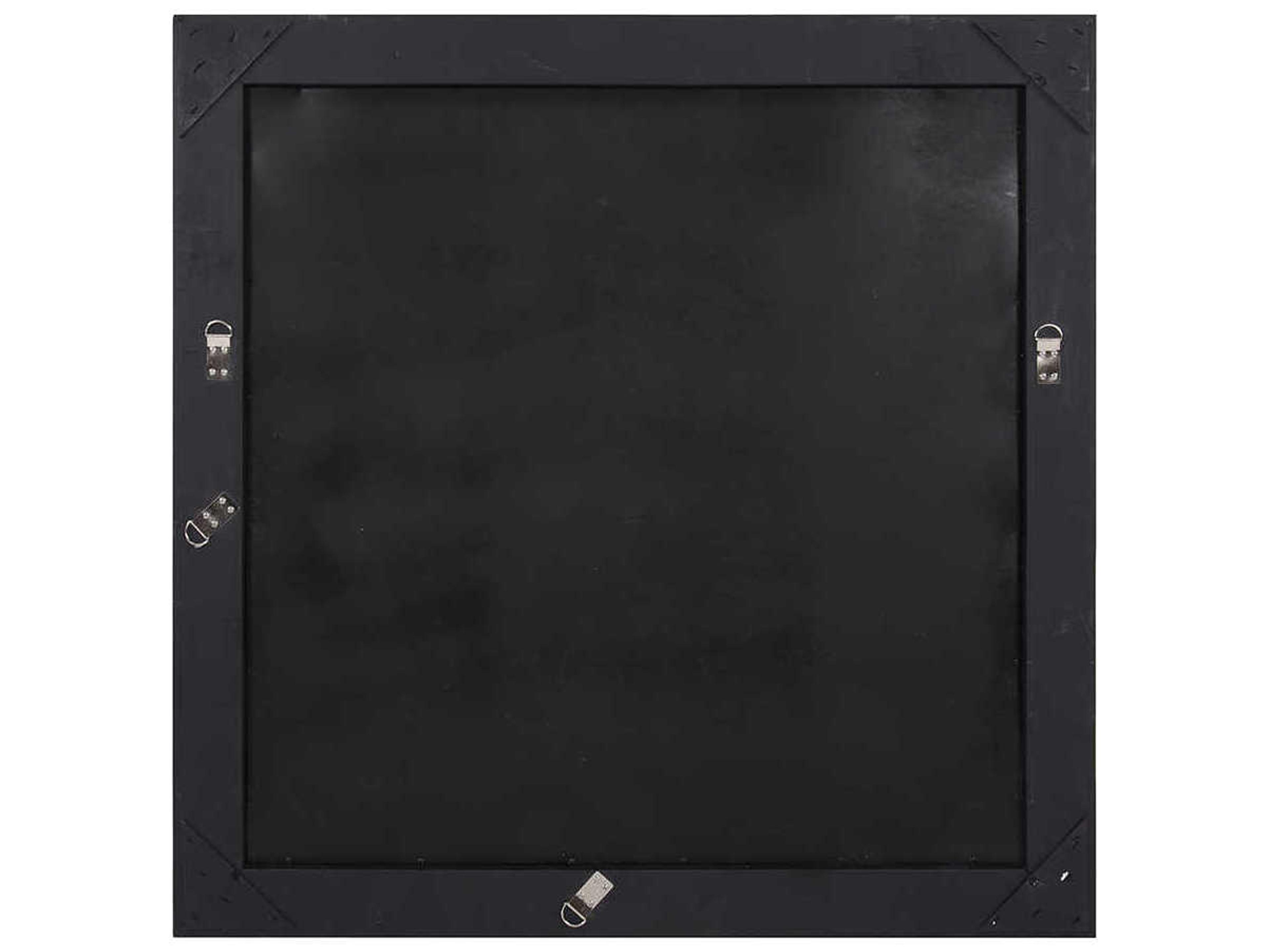 Howard Elliott Millennium Silver Leaf Square Wall Mirror