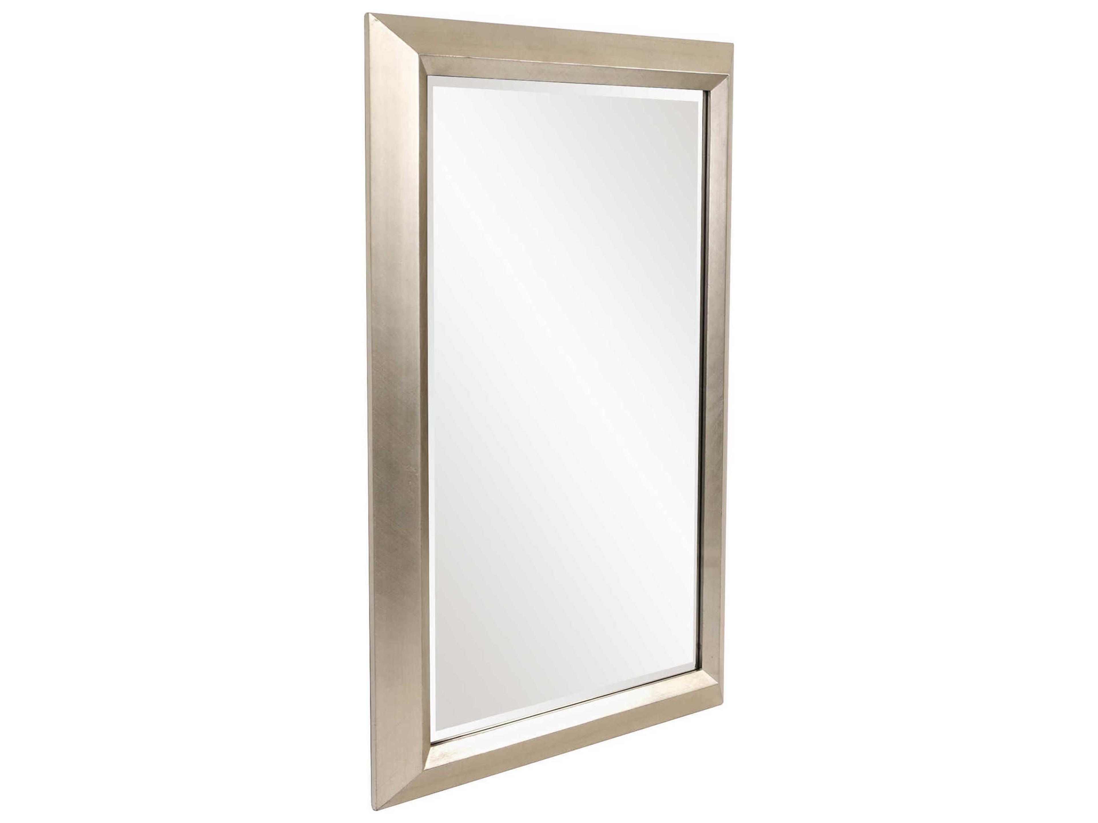 Howard Elliott Avery Champagne Silver Rectangular Wall Mirror