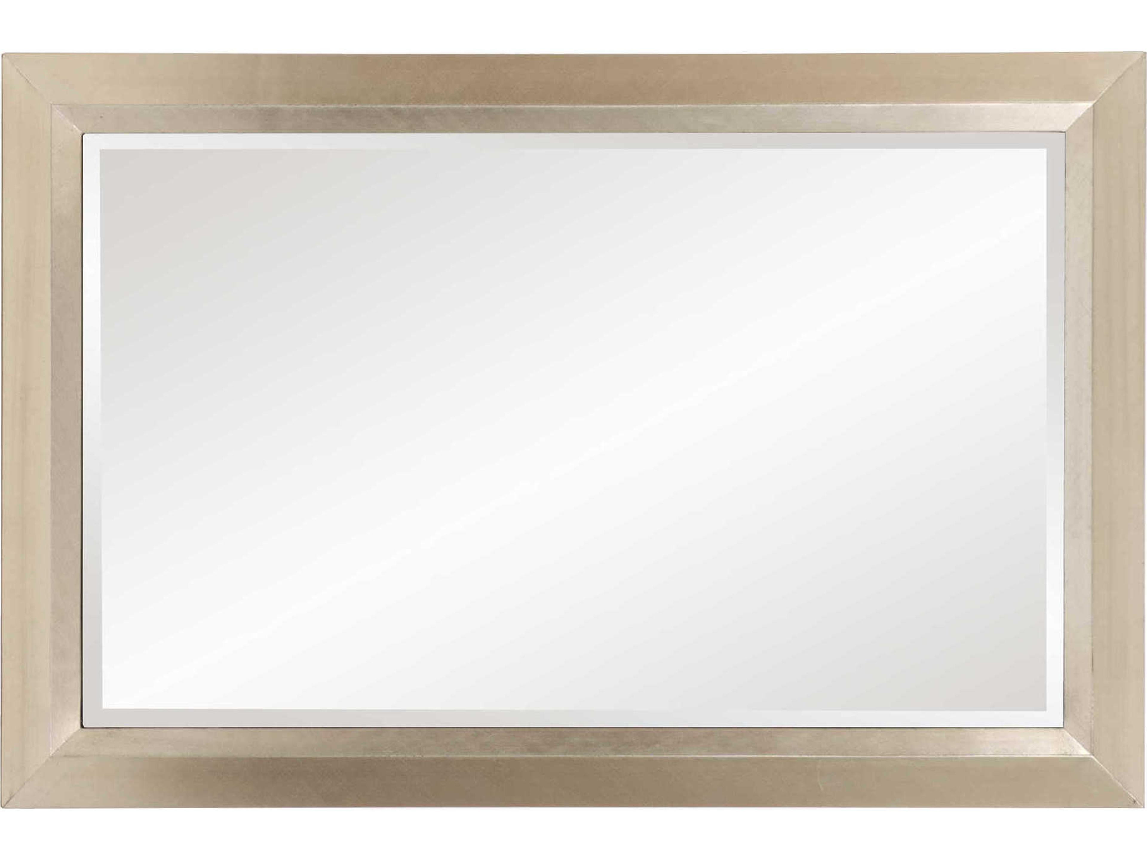 Howard Elliott Avery Champagne Silver Rectangular Wall Mirror