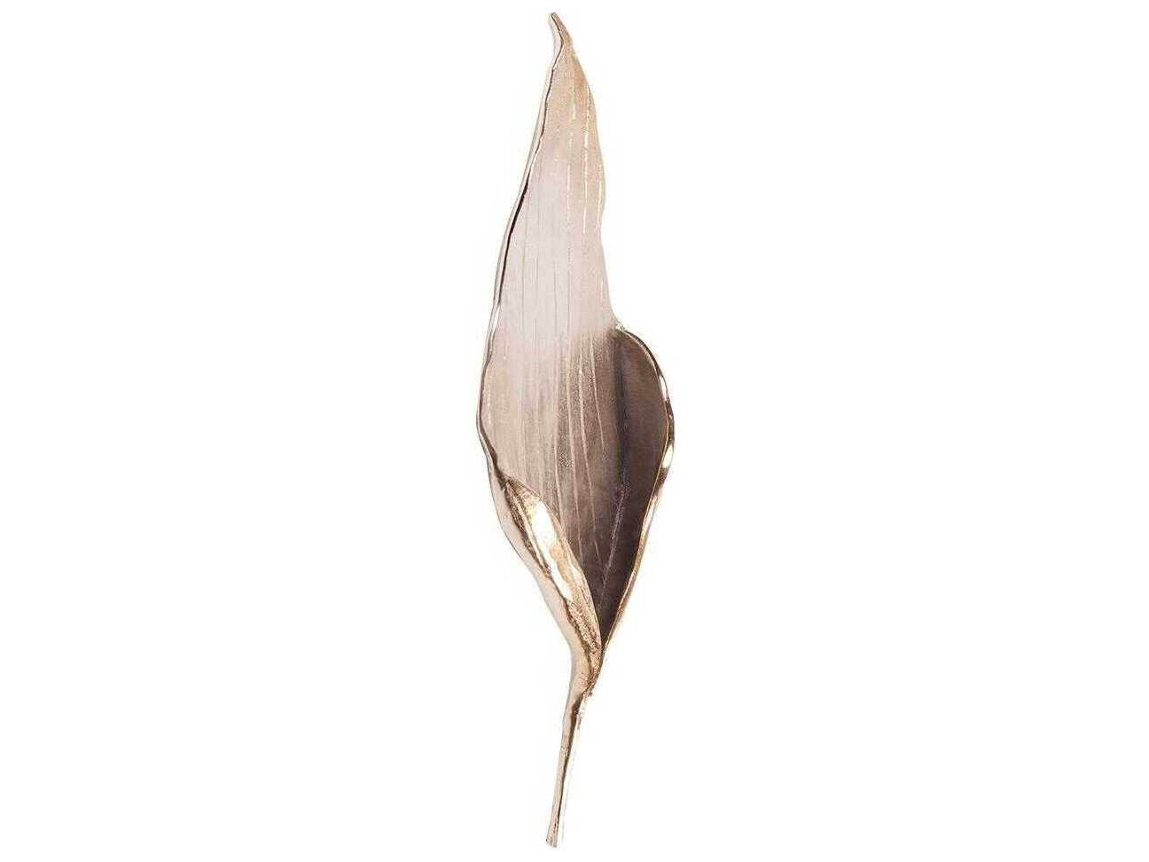 Howard Elliott Champagne Leaf Wall Decor