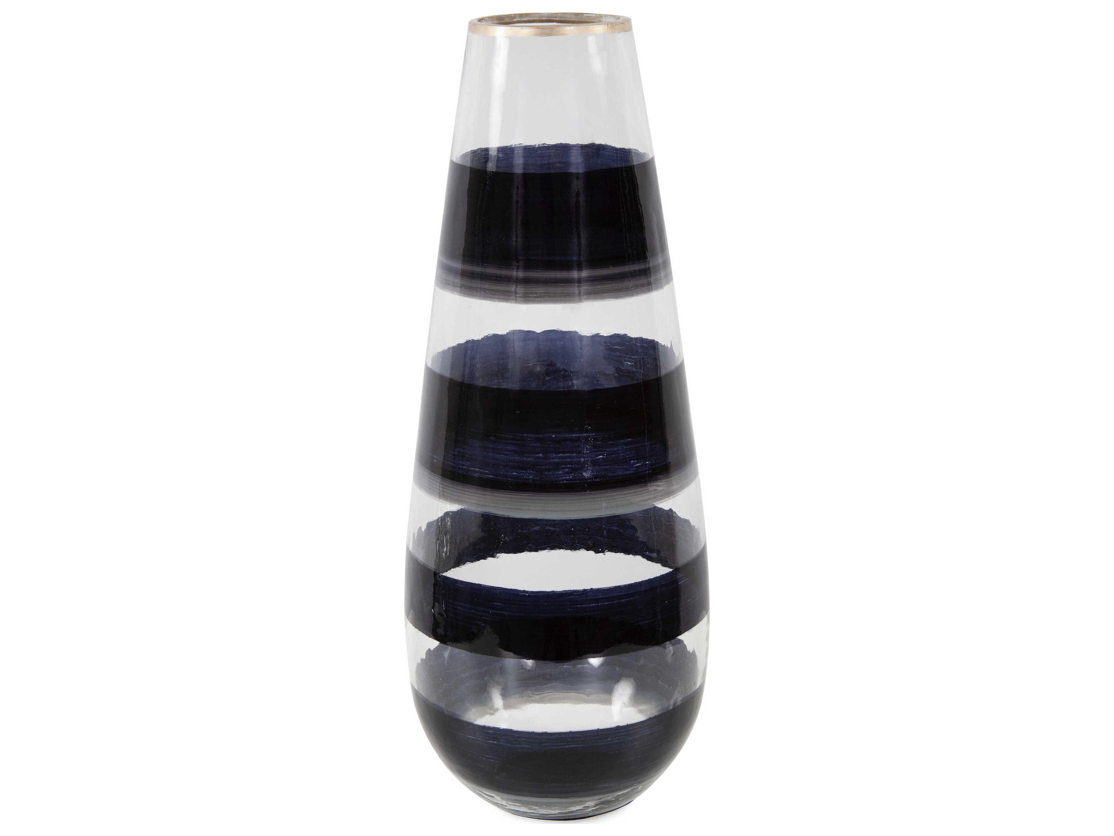 Vector Black Gold Torpedo Vase