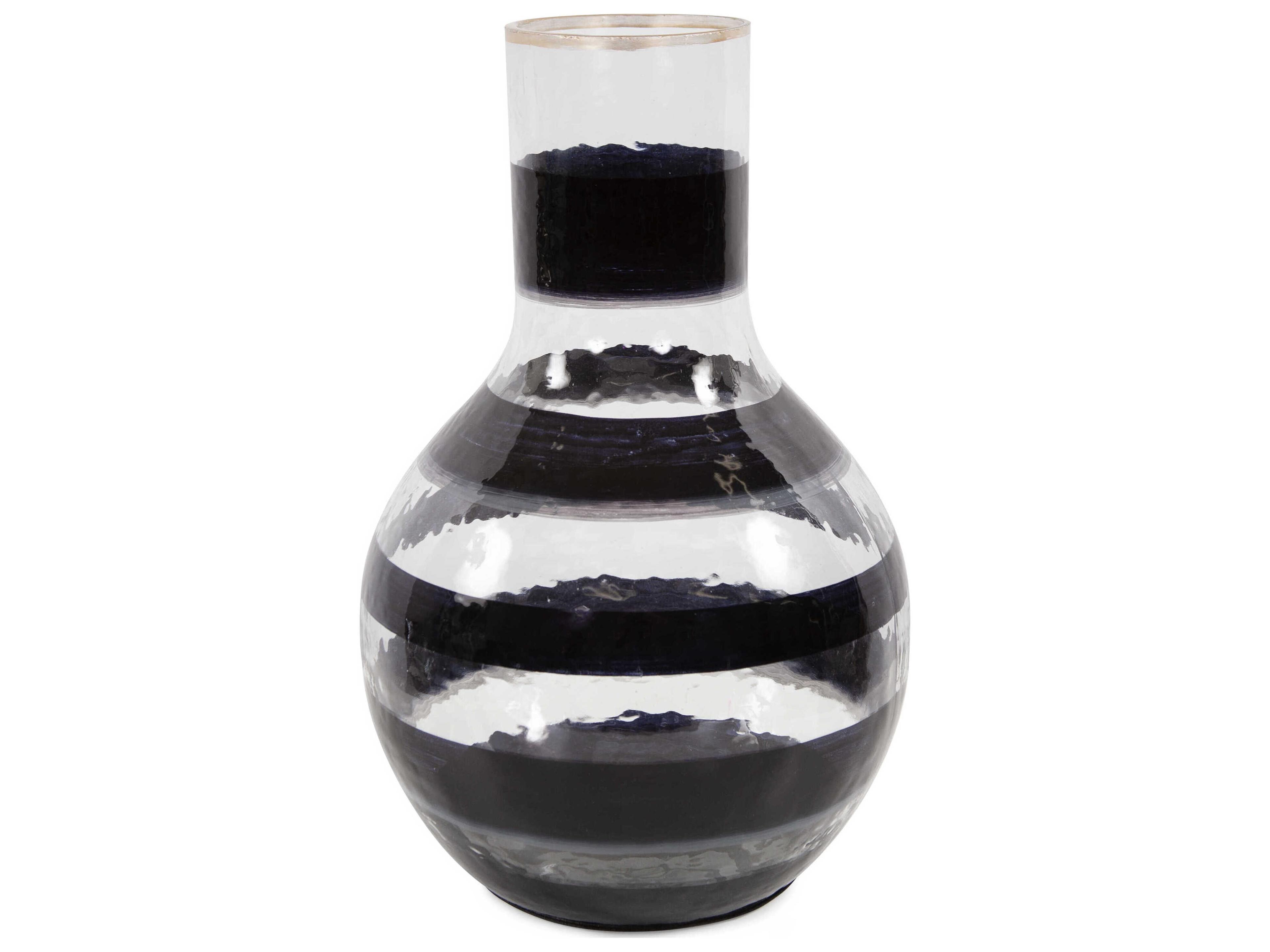 Vector Black Gold Bottle Vase