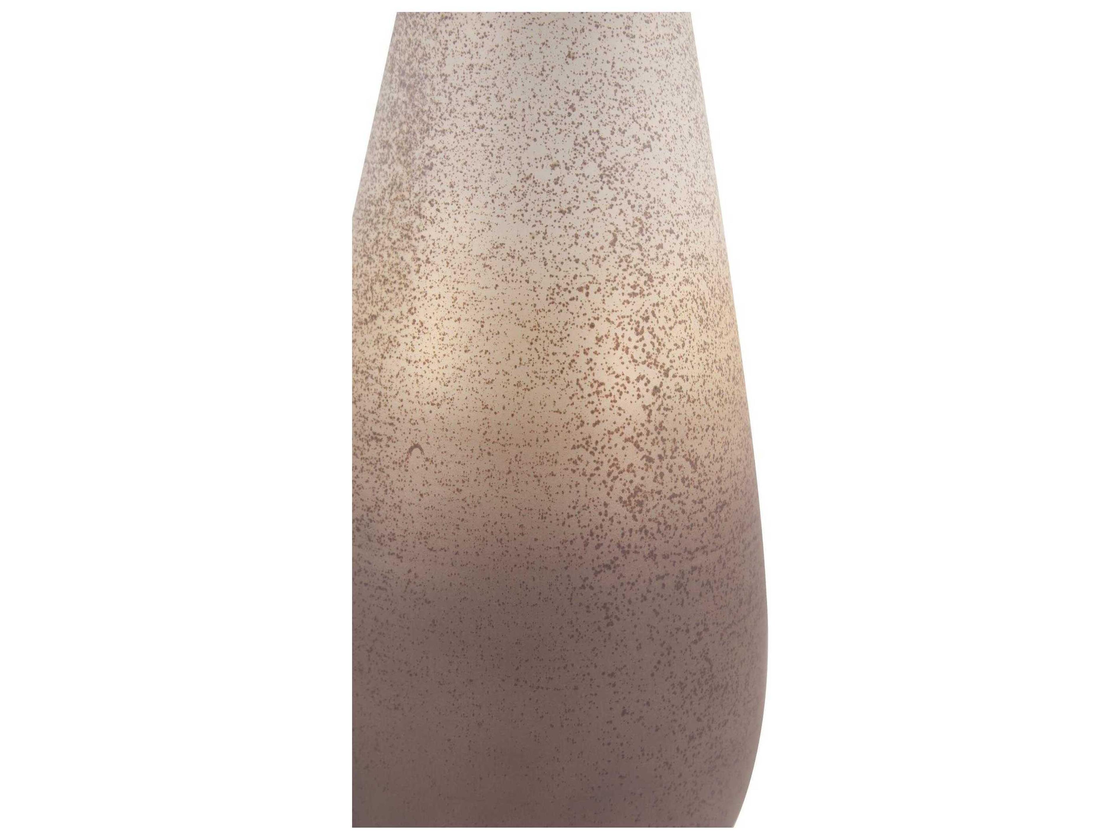 Howard Elliott Alana Ombre Taupe Bronze Vase