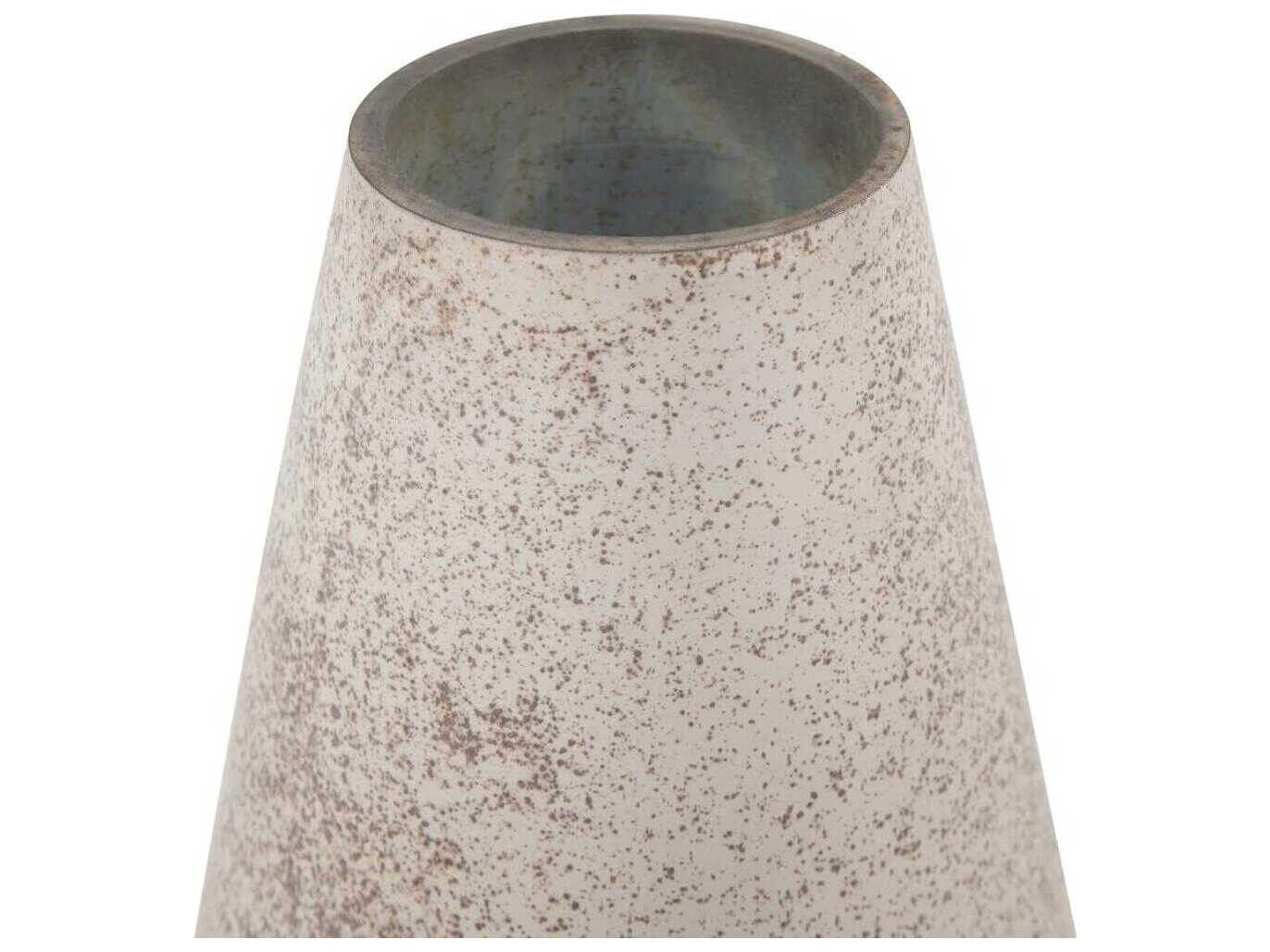 Howard Elliott Alana Ombre Taupe Bronze Vase